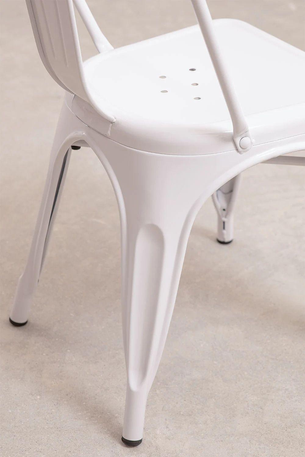 Silla Tolix Color Blanco-5