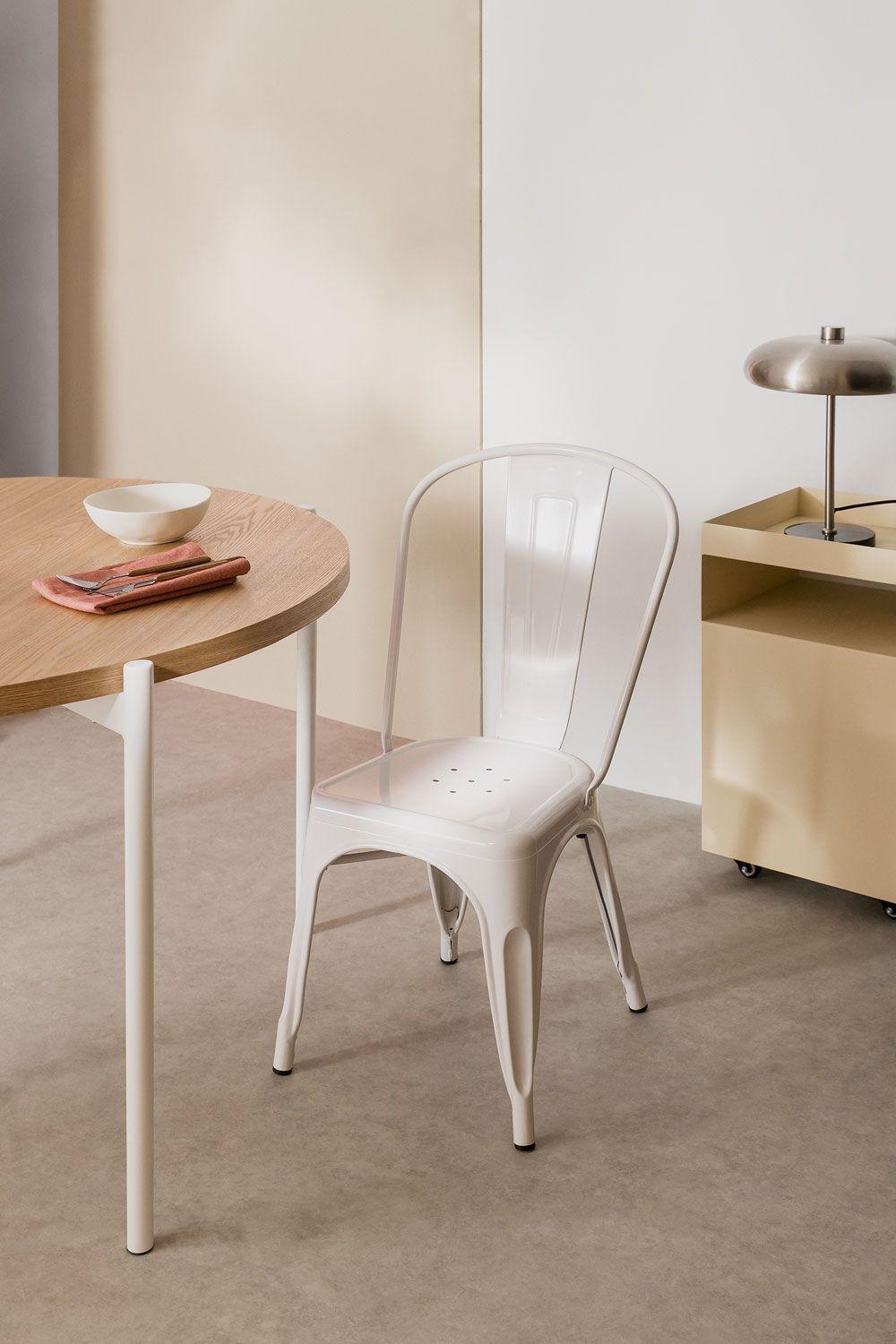 Silla Tolix Color Blanco-6