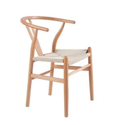 Pack 2 Sillas Wishbone Madera Natural-2
