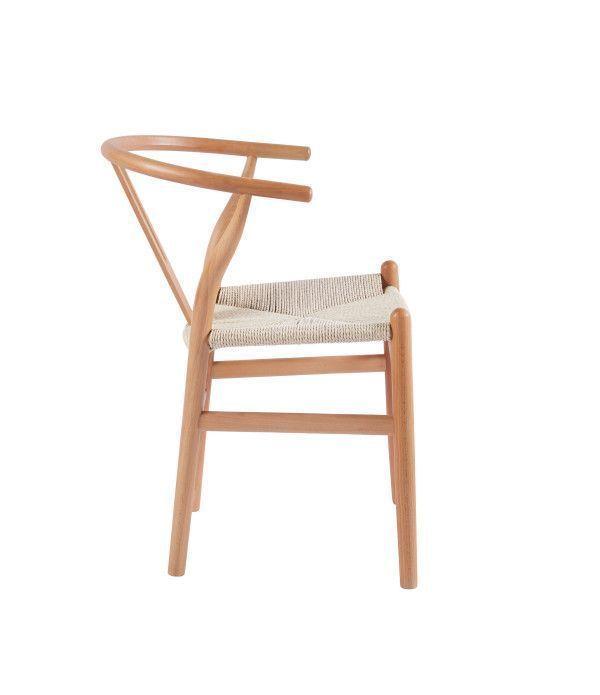 Pack 2 Sillas Wishbone Madera Natural-4