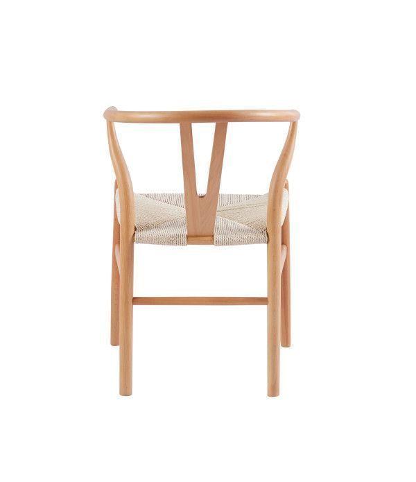 Pack 2 Sillas Wishbone Madera Natural-5