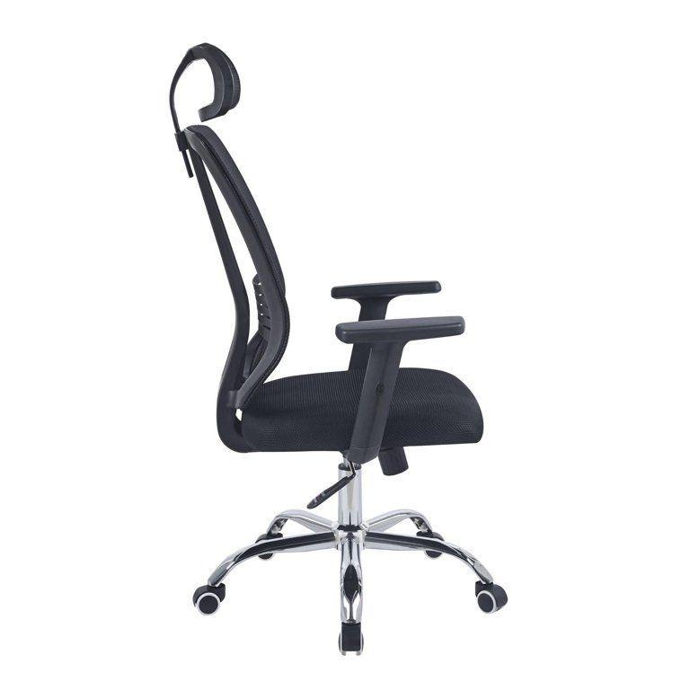 Silla Ergonómica Para Escritorio U Oficina Color Negro-3