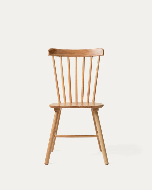 Pack 4 Sillas Windsor Madera Natural para Comedor-2
