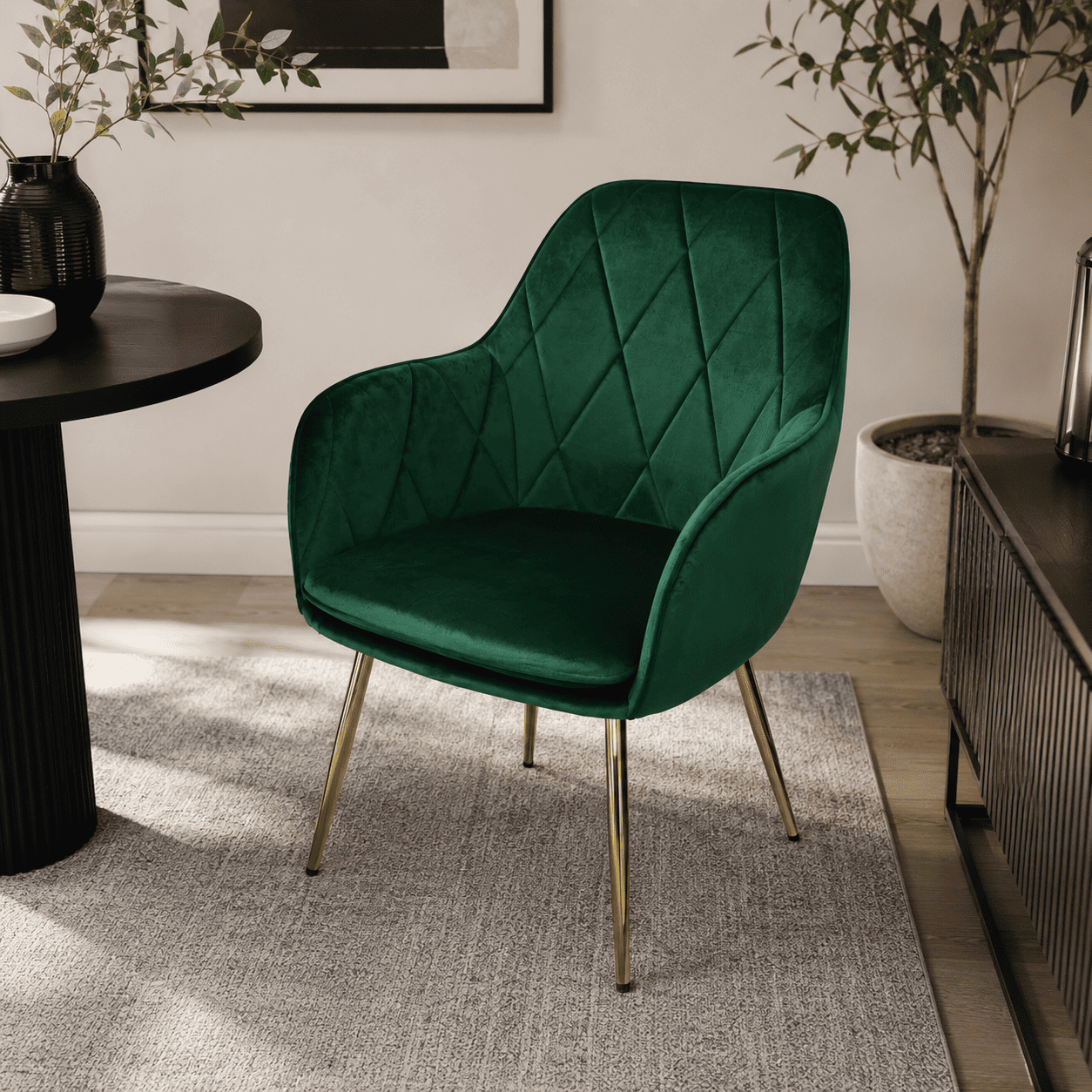 Butaca Sitial Velvet Diamond Verde-5