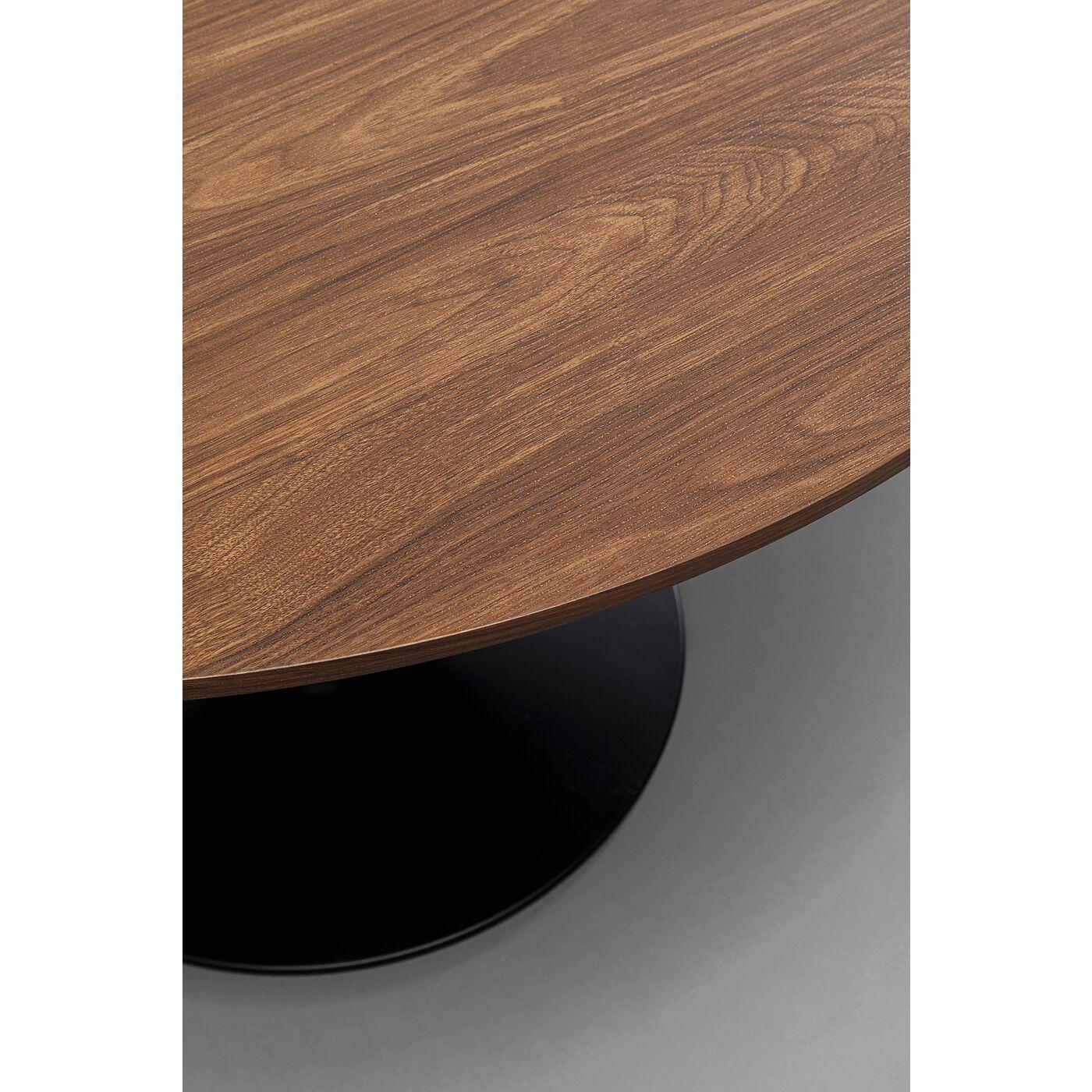 Mesa Comedor Redonda Tulip Wood 100cm Diametro Negra-3