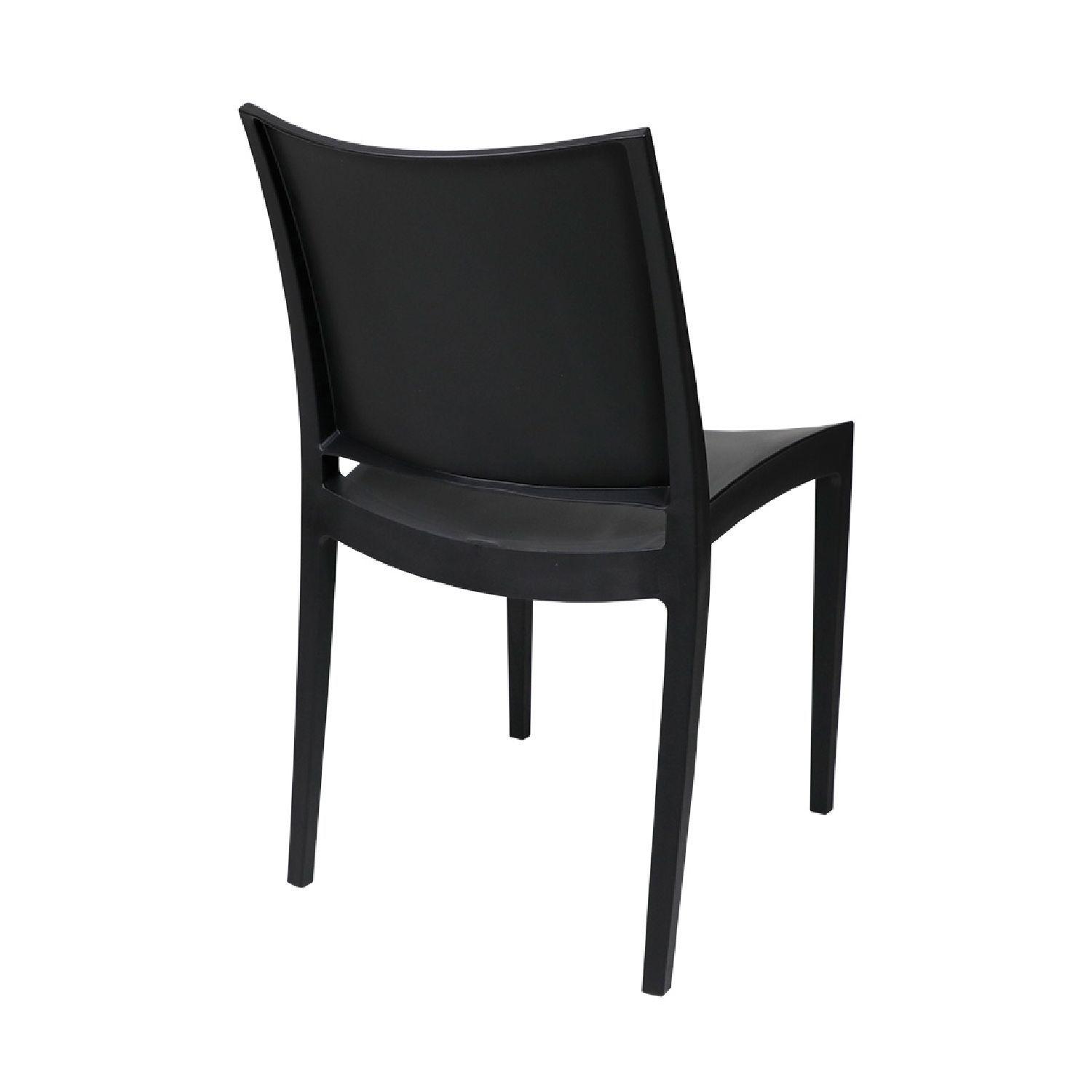 Silla Murcia Minimalista para Comedor o Restaurante Negra-3