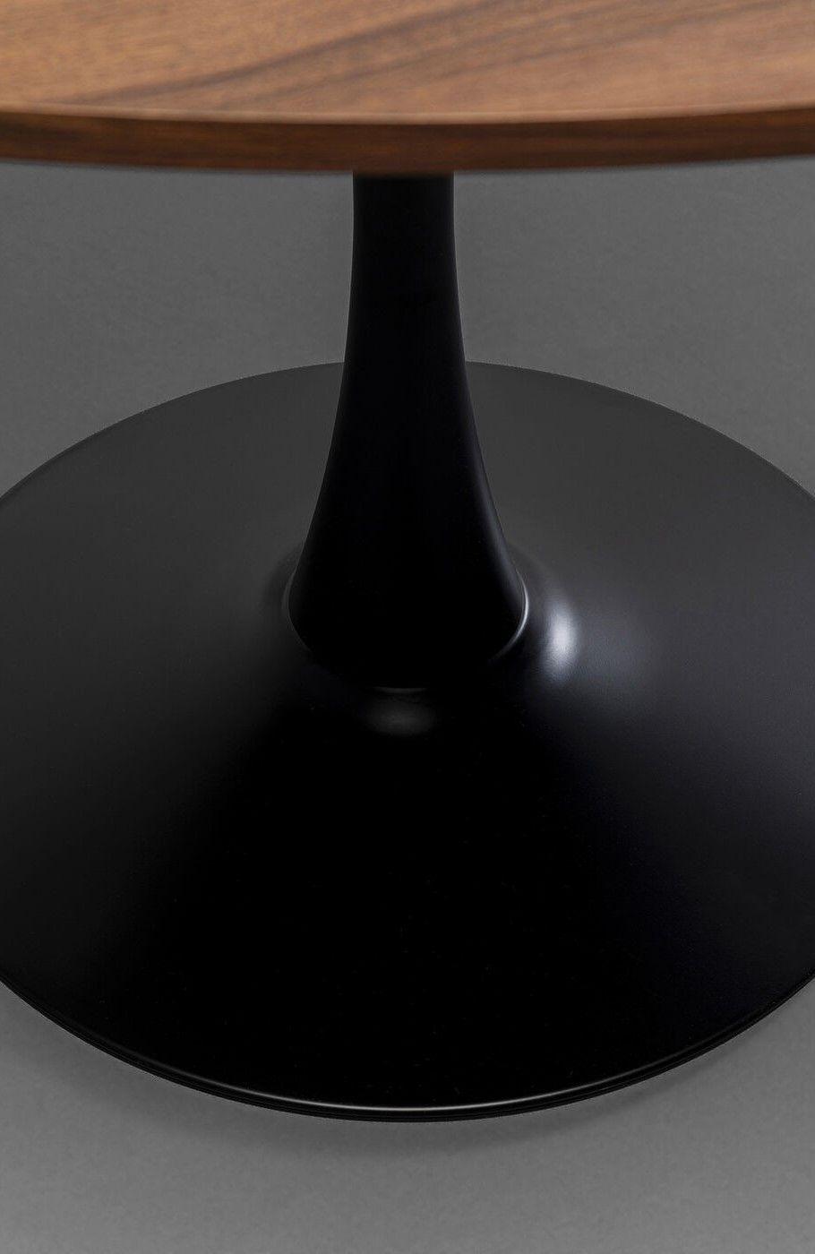 Mesa Comedor Redonda Tulip Wood 80cm Diametro Negra-3
