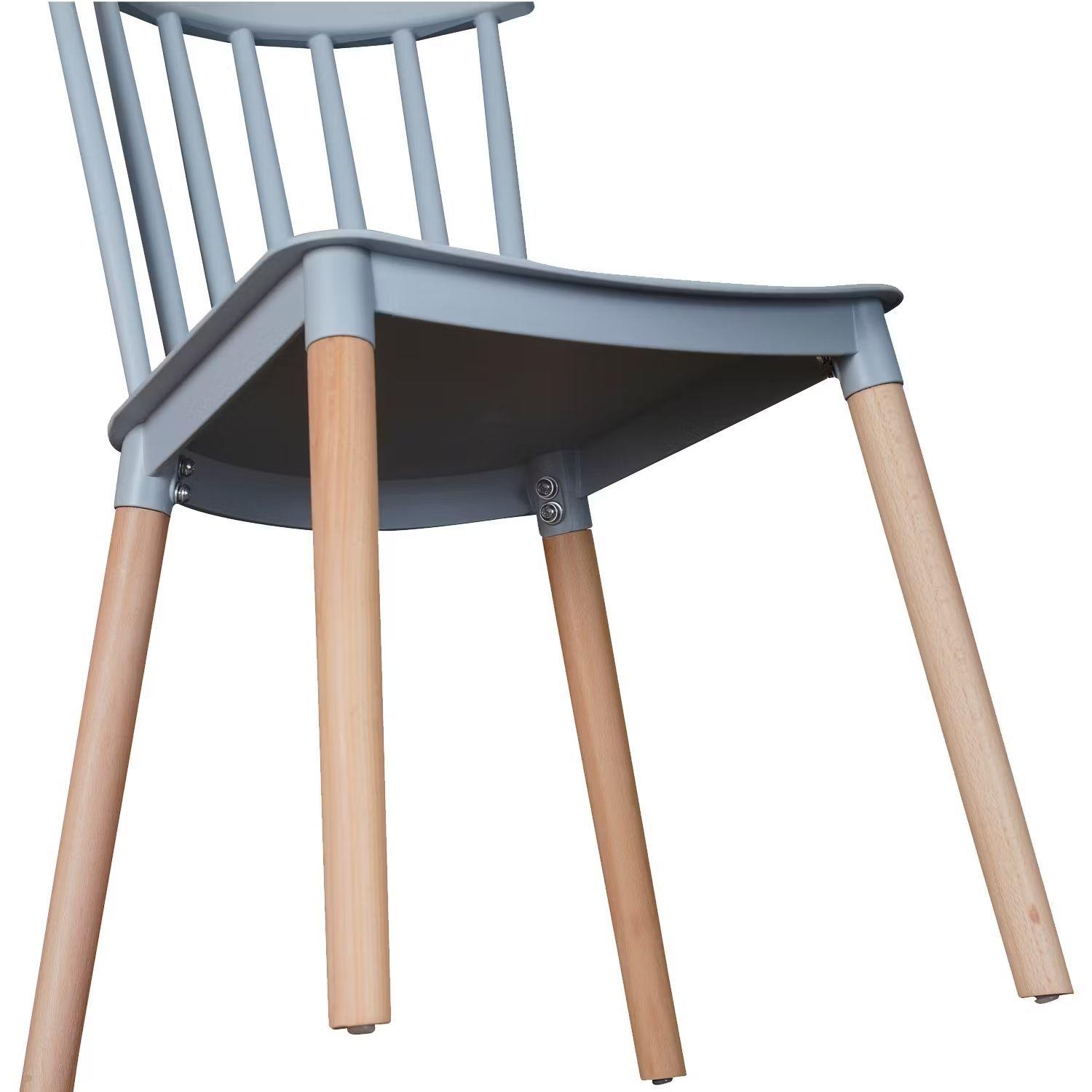Pack 6 Sillas Windsor para Comedor o Terraza Gris-3