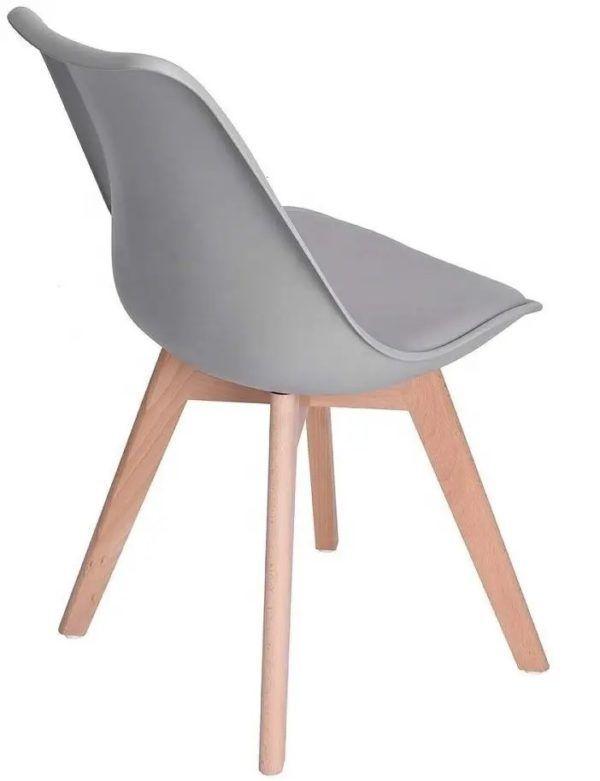Pack 4 Sillas Eames Acolchada Gris-2
