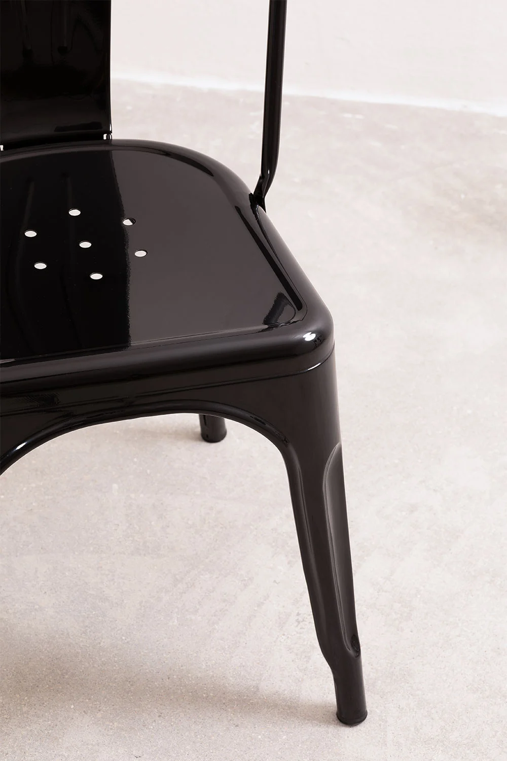 Silla Tolix Color Negro-5