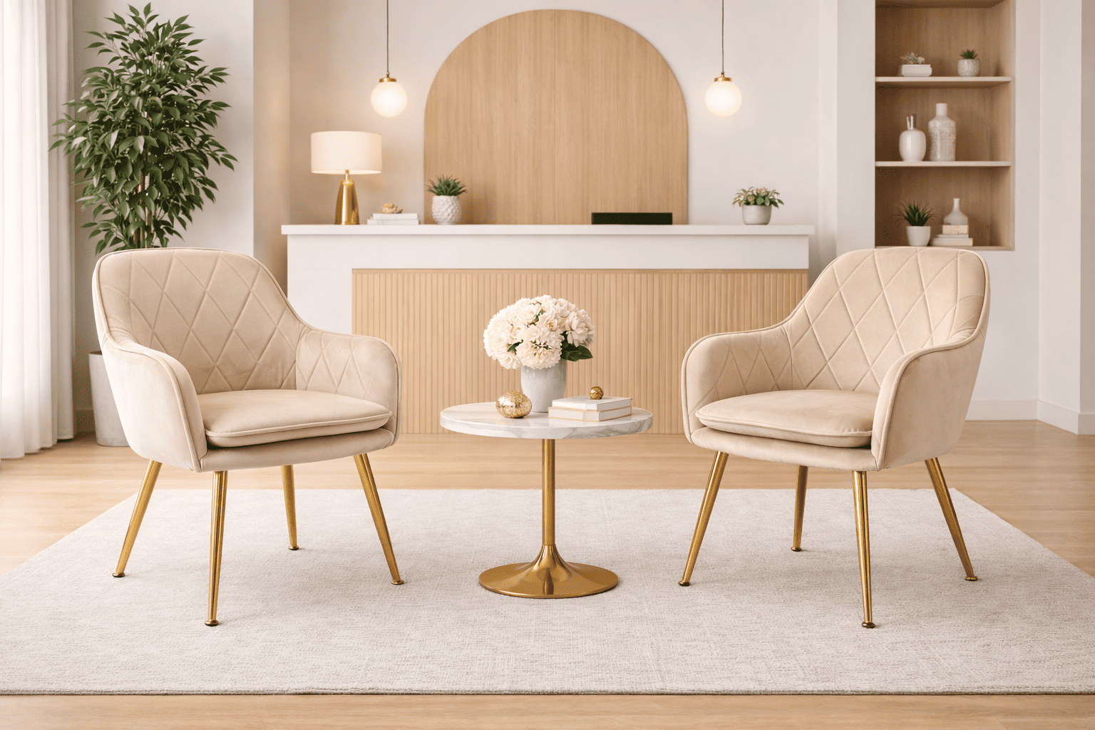 Butaca Sitial Velvet Diamond Beige-4