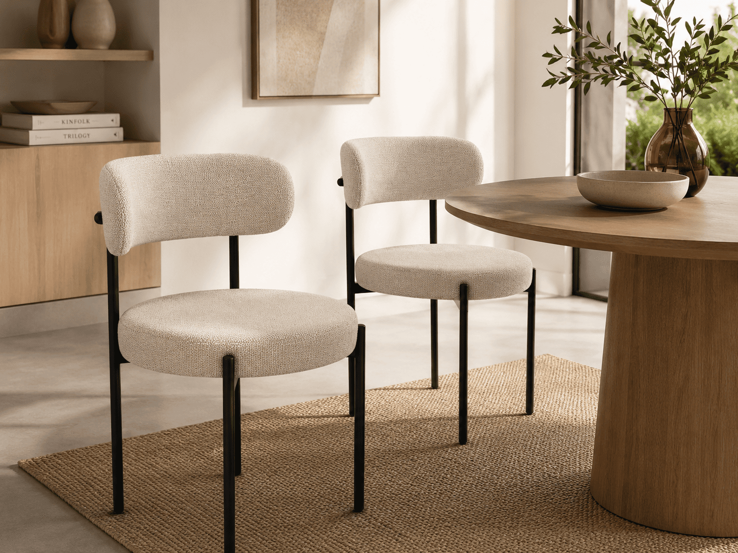 Pack 4 Sillas Capri Luxury Beige para Comedor-4