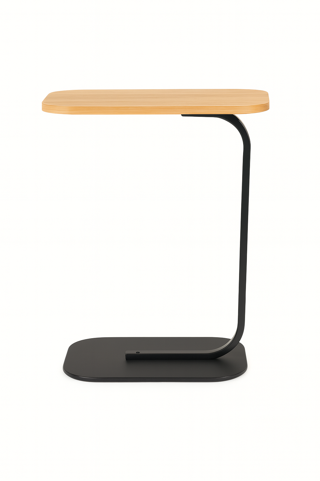 Mesa Lateral Auxiliar Minimalista Wood Negra-3