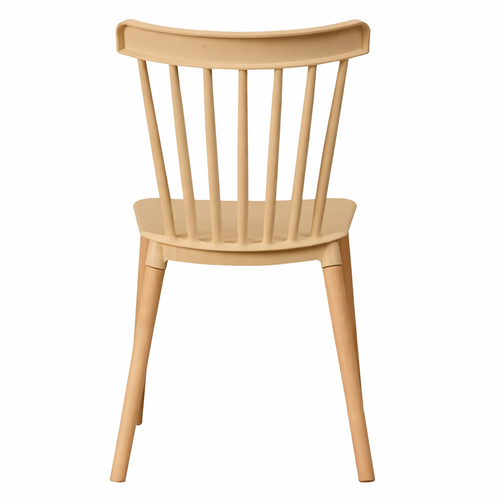 Pack 6 Sillas Windsor para Comedor o Terraza Beige-2
