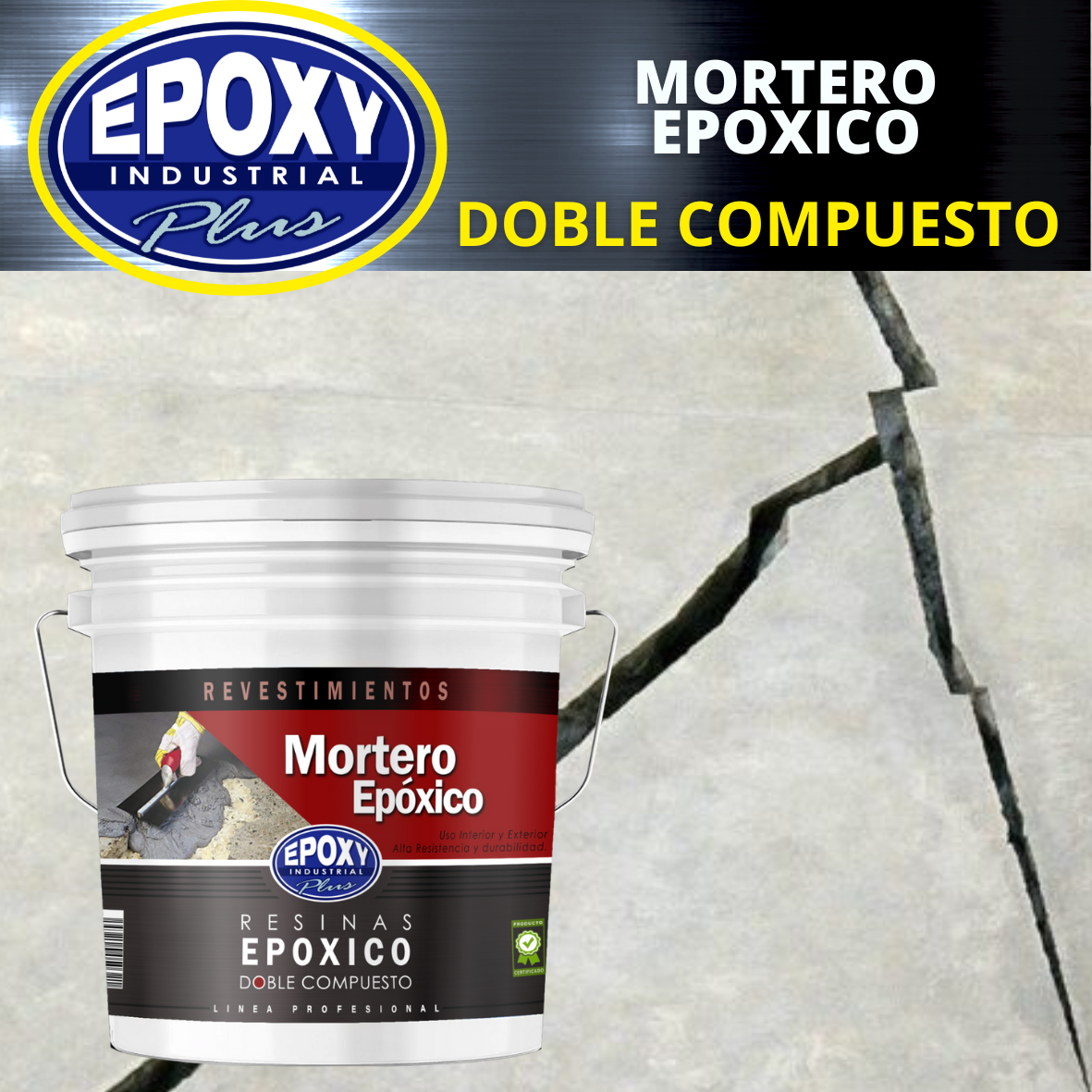 Mortero Epoxico Reparador De Pisos Para 6 Kilos-1