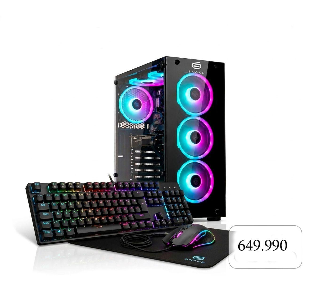PC SNAKE GARIBA I5-10MA GTX 1070 8GB -16GB RAM-256GB SSD-1TB HDD TECLADO Y MOUSE-0