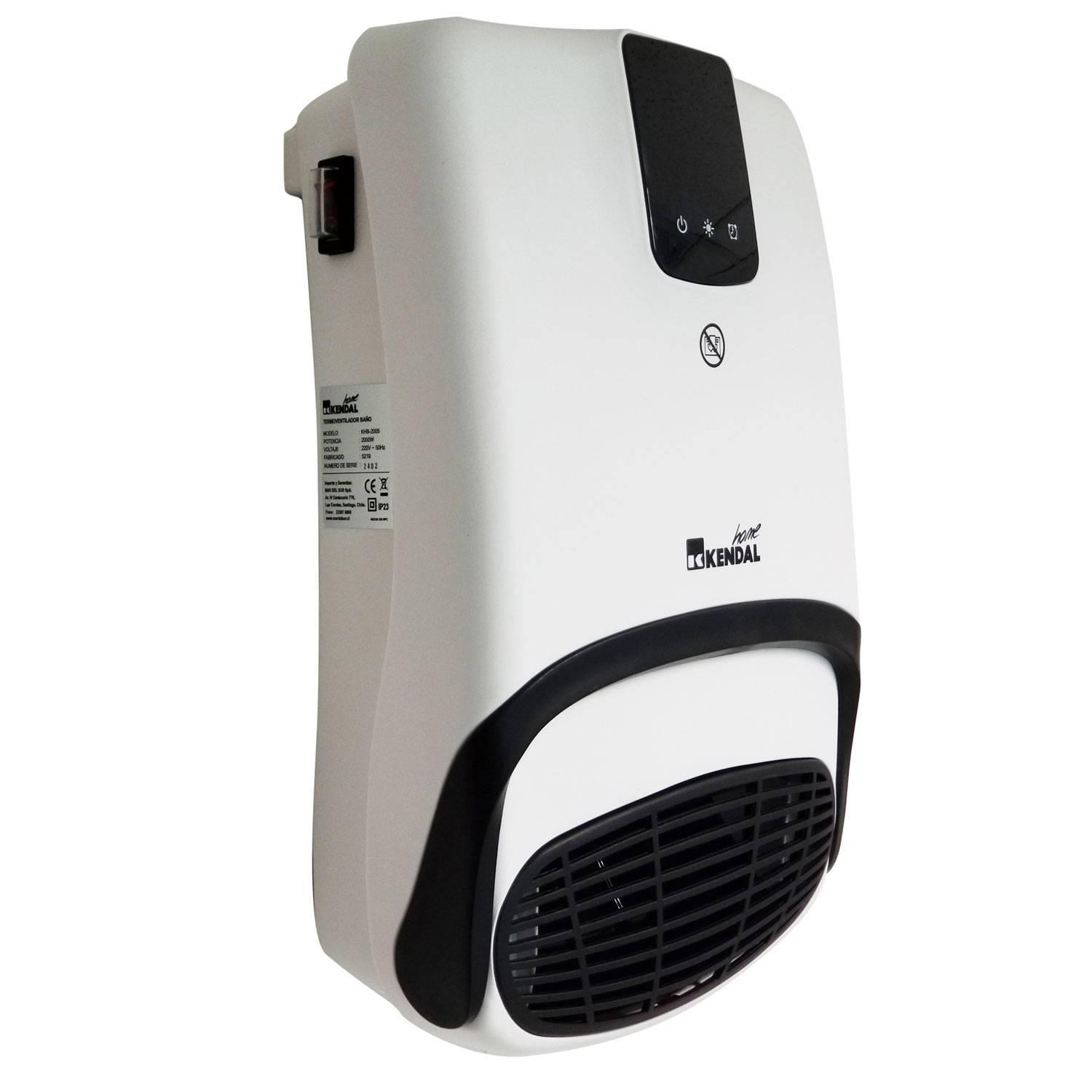 Termoventilador Eléctrico Baño Con Ip23 Kendal - Shopyclick-0