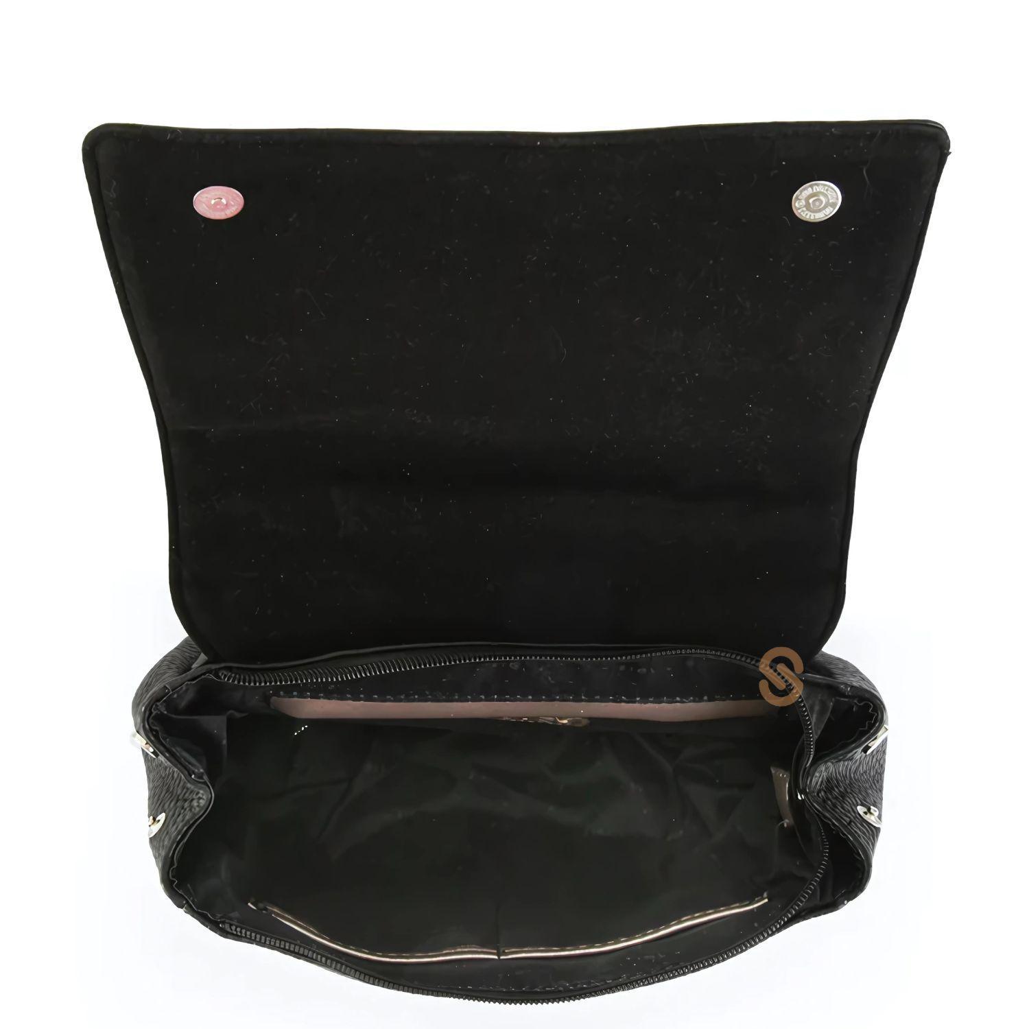 Mochila Mediana Alicia Color Negro Ziol - SC-3