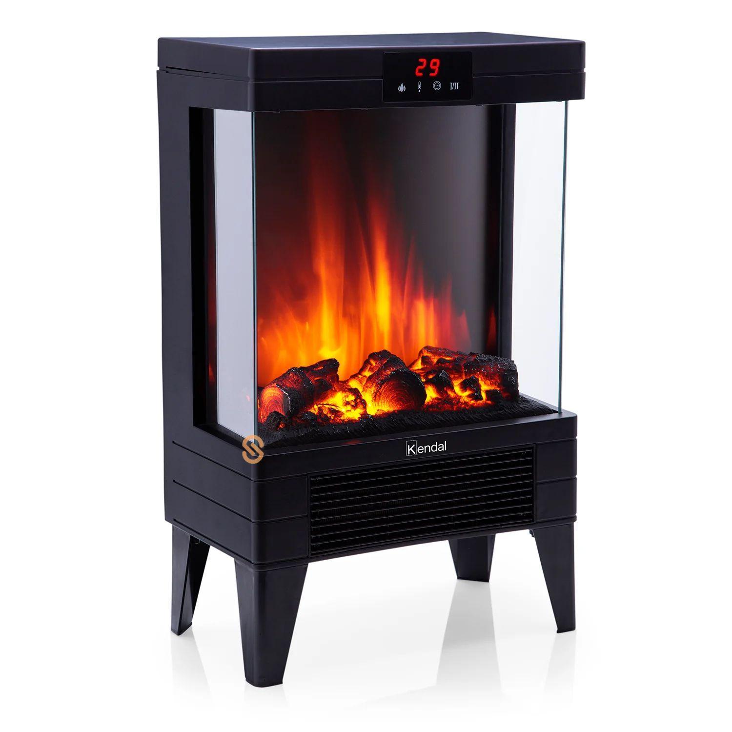 Chimenea Eléctrica Con Pantalla Efecto Fuego - Shopyclick-2