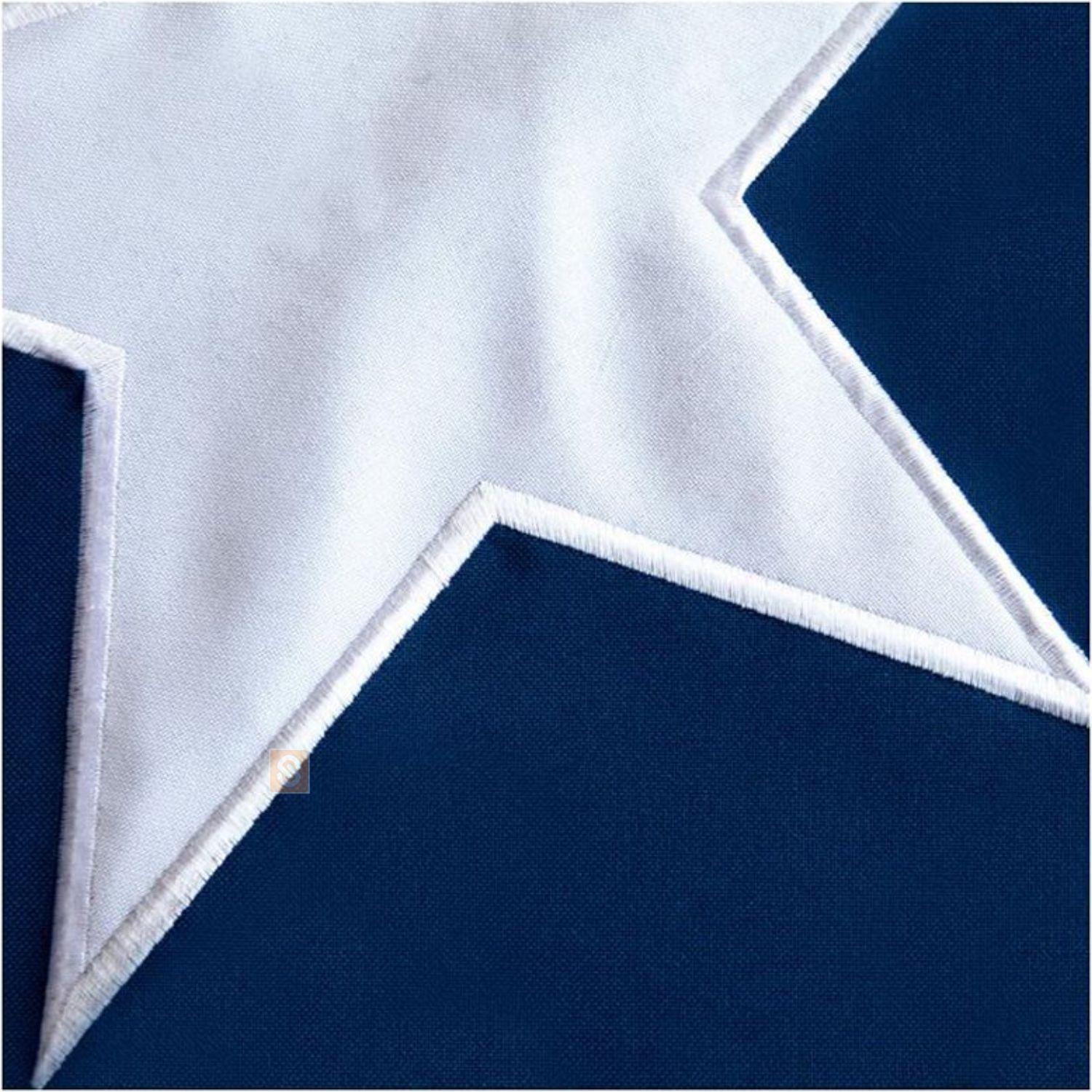 Bandera Chilena Con Estrella Bordada Medida 120x180cm - SC-1