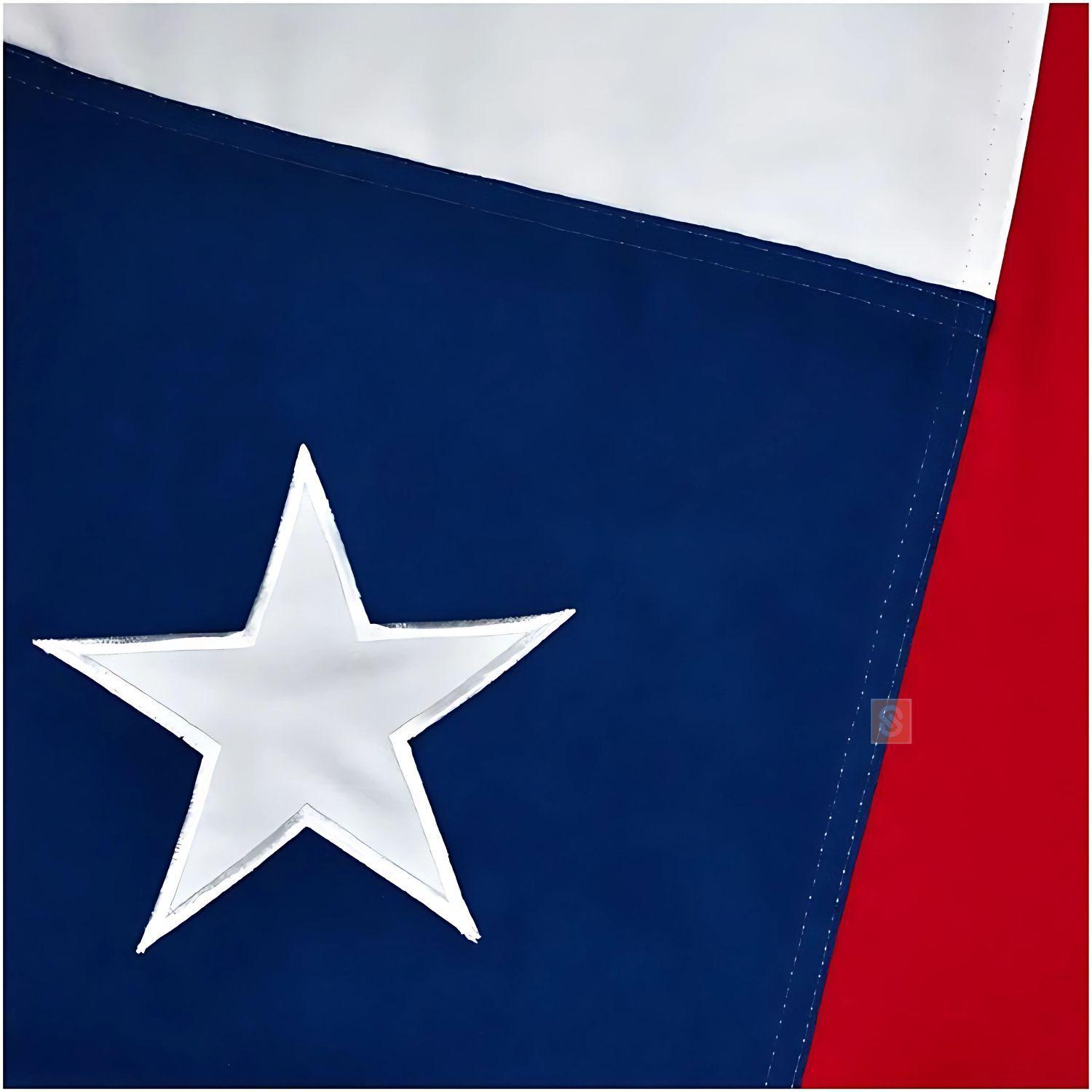 Bandera Chilena Con Estrella Bordada Medida 120x180cm - SC-2