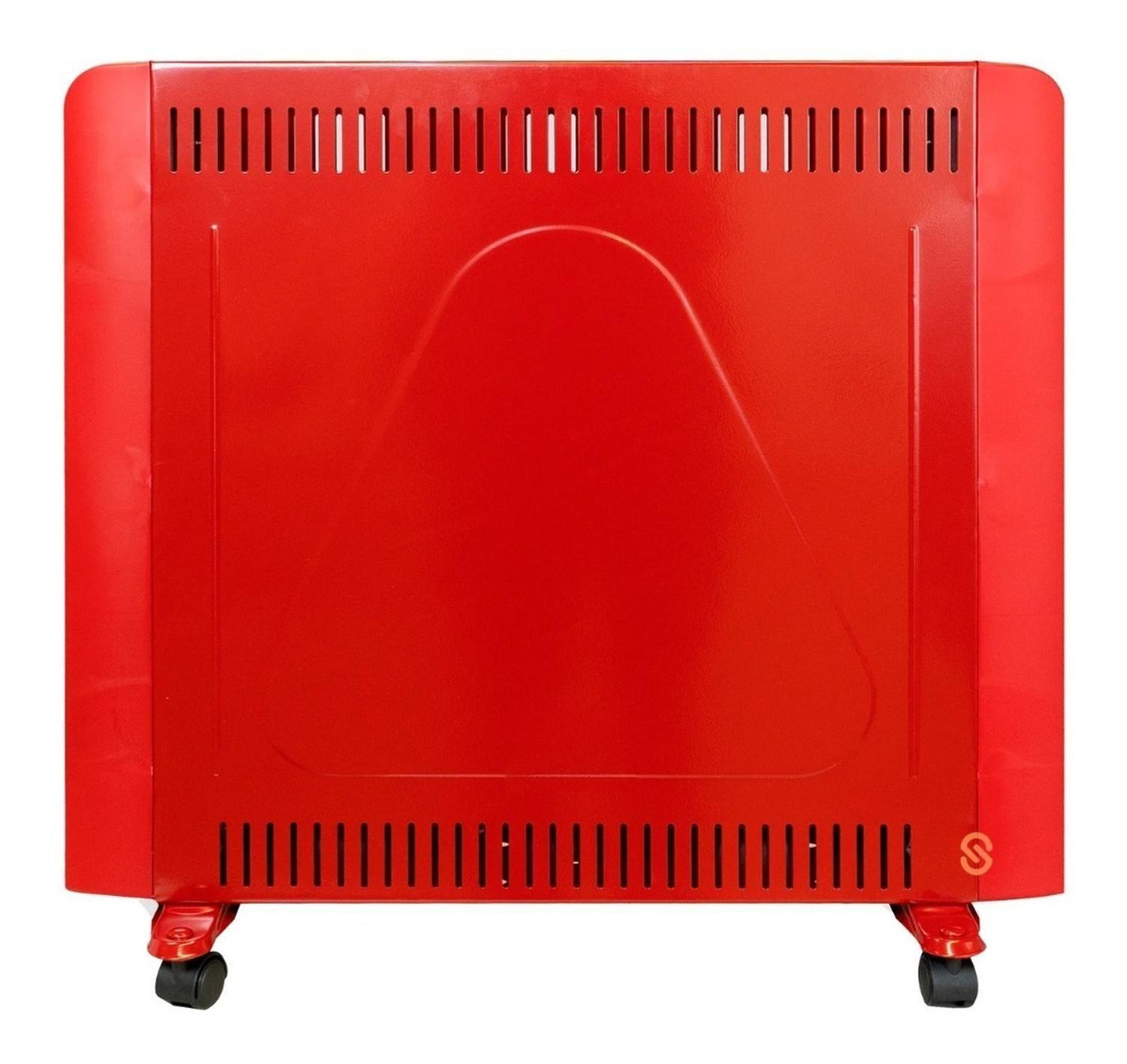 Calefactor Electrico Cuarzo 2400w Rojo Kendal - Shopyclick-1