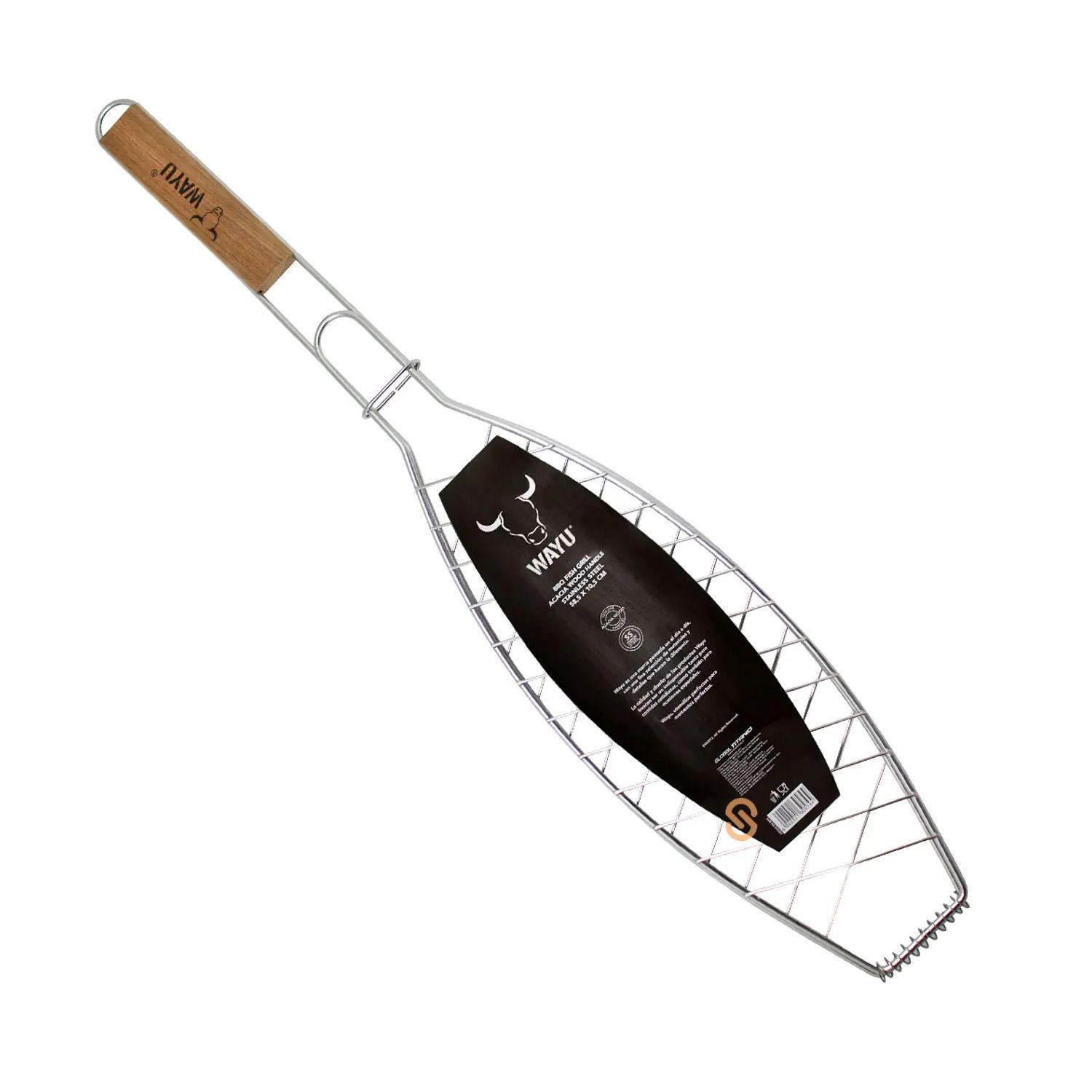 Grill Parrilla Pescado Acero Inoxidable Wayu - Shopyclick-2