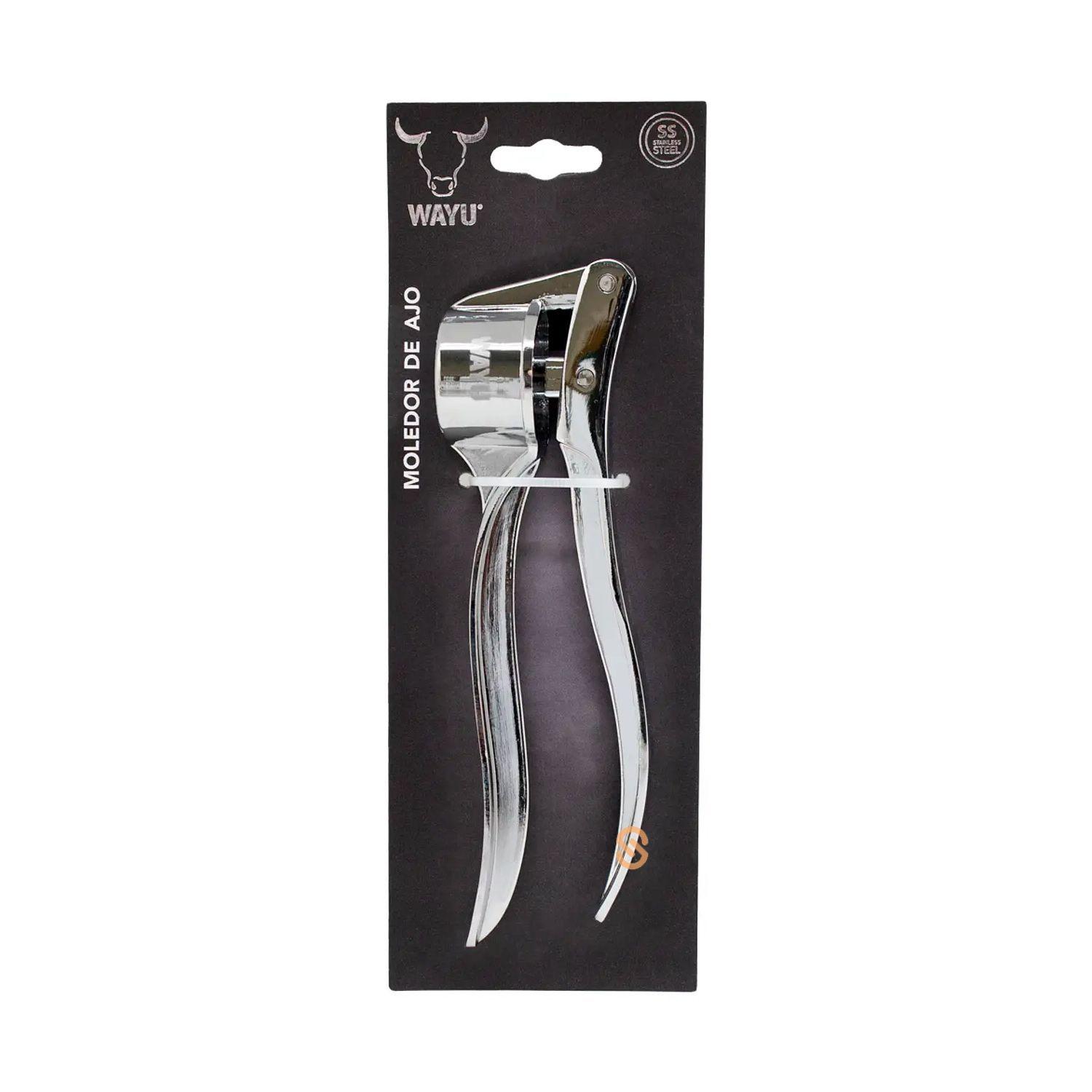 Prensador De Ajo Aleación De Zinc Cromado Wayu - Shopyclick-2