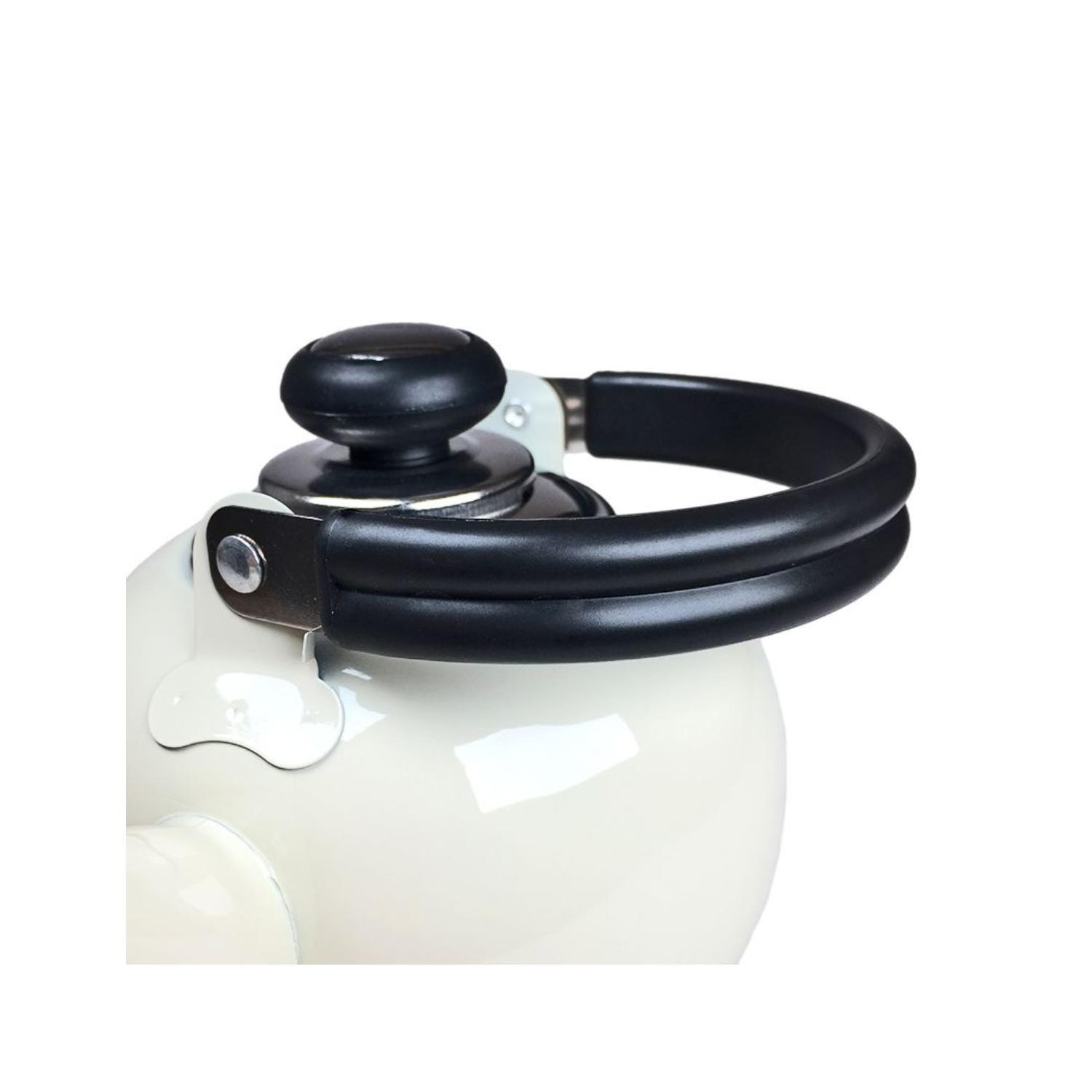 Tetera Para Té De Acero Inoxidable Blanco - SC-2