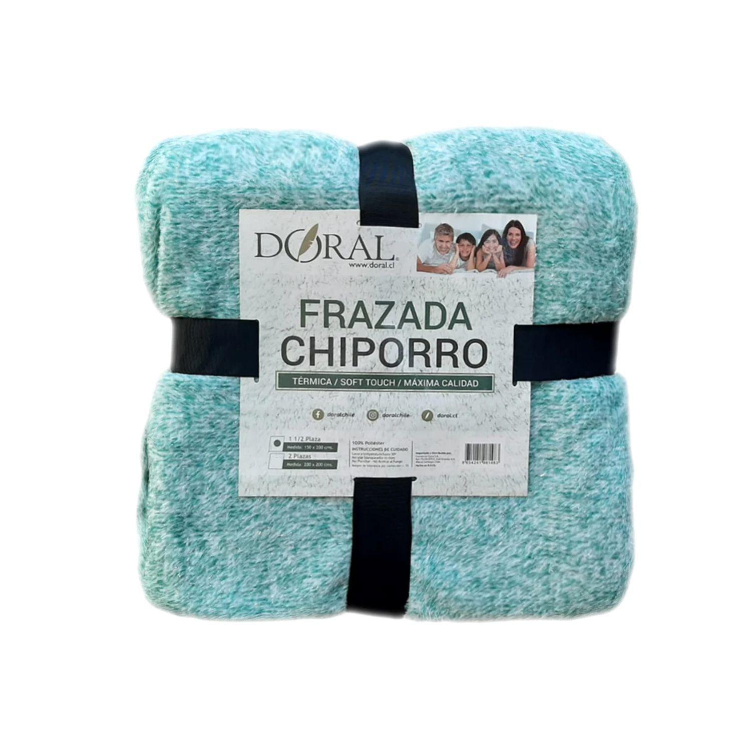 Frazada Chiporro 1.5 Plazas Tonos Calipso Doral - Shopyclick-0