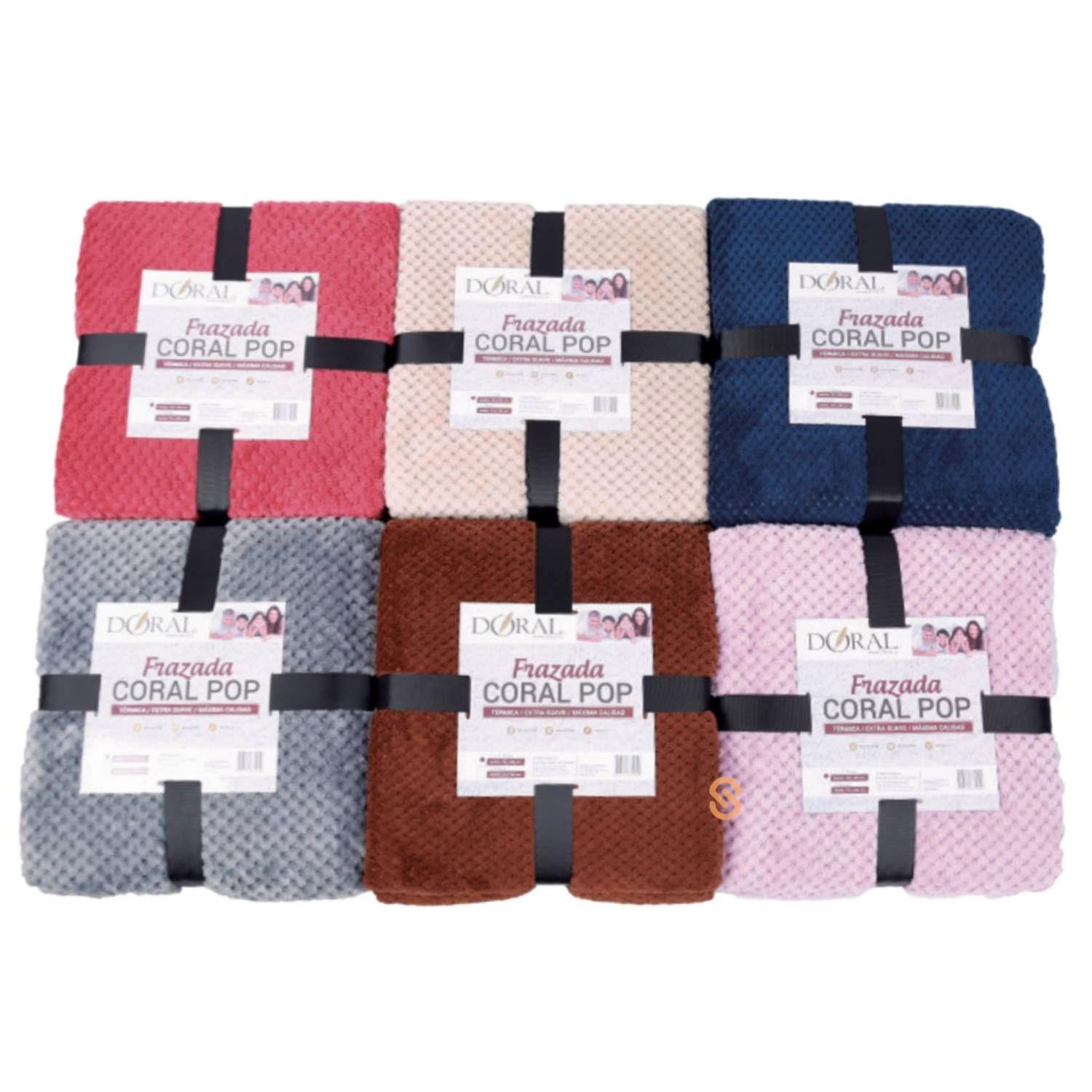 Frazada Coral Pop 1.5 Plazas Doral Color Surtido - Shopyclick-3