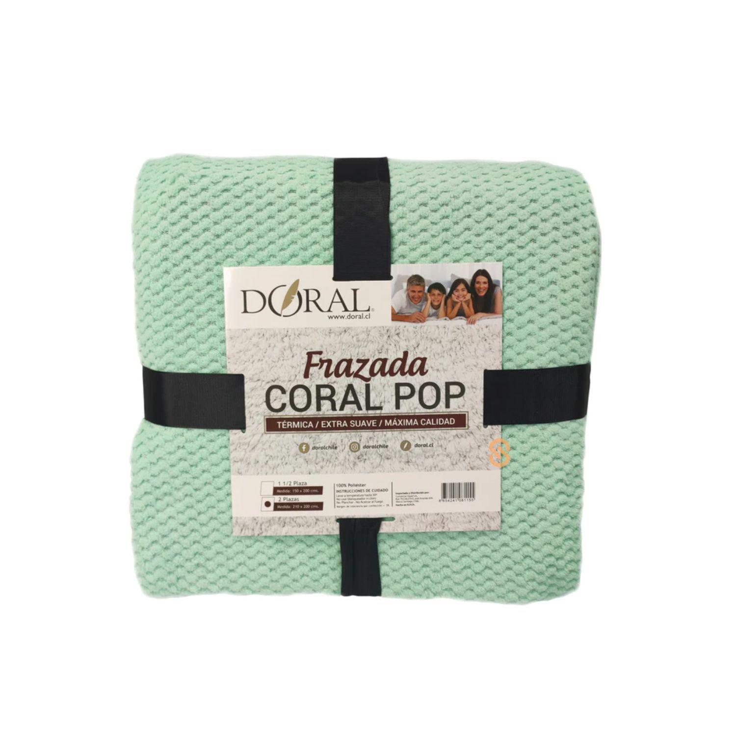 Frazada Coral Pop 1.5 Plazas Doral Color Surtido - Shopyclick-2