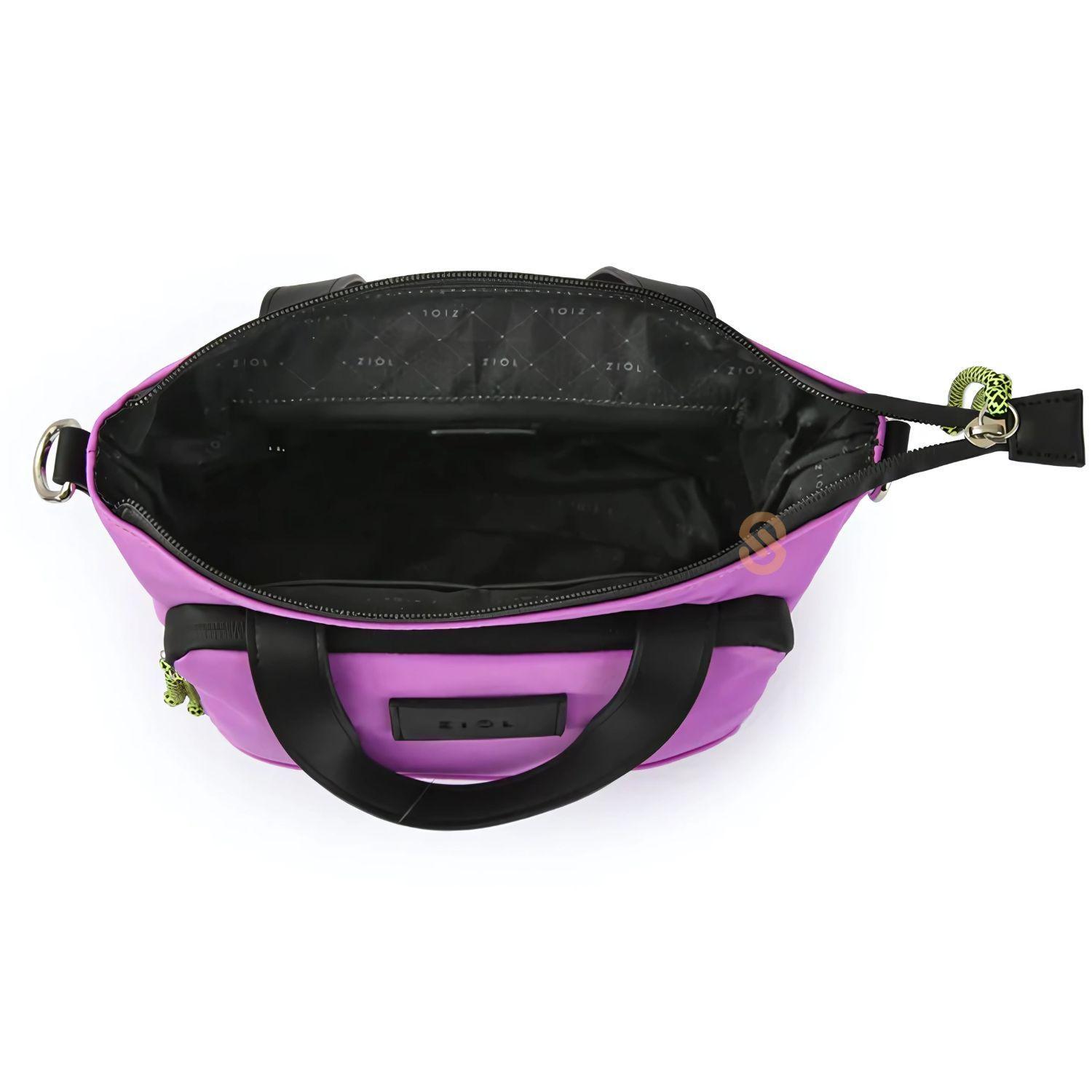 Cartera Dos Asas Pequeña Amaltea Morado Ziol - SC-3