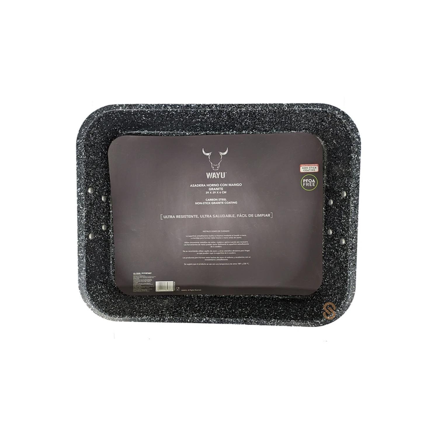Asadera Horno Antiadherente Con Mango 39x29x6cms Wayu - SC-1