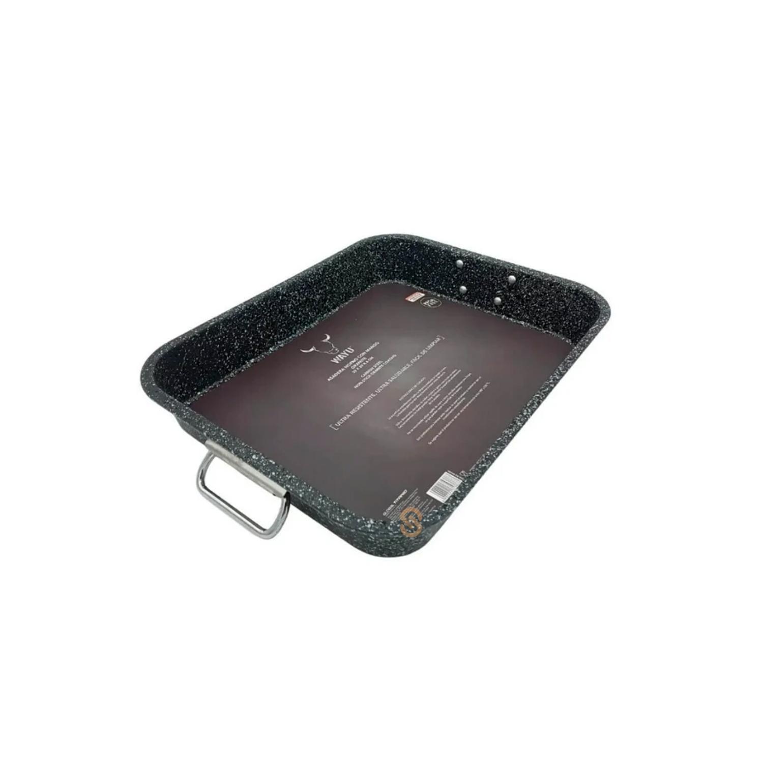 Asadera Horno Antiadherente Con Mango 39x29x6cms Wayu - SC-0