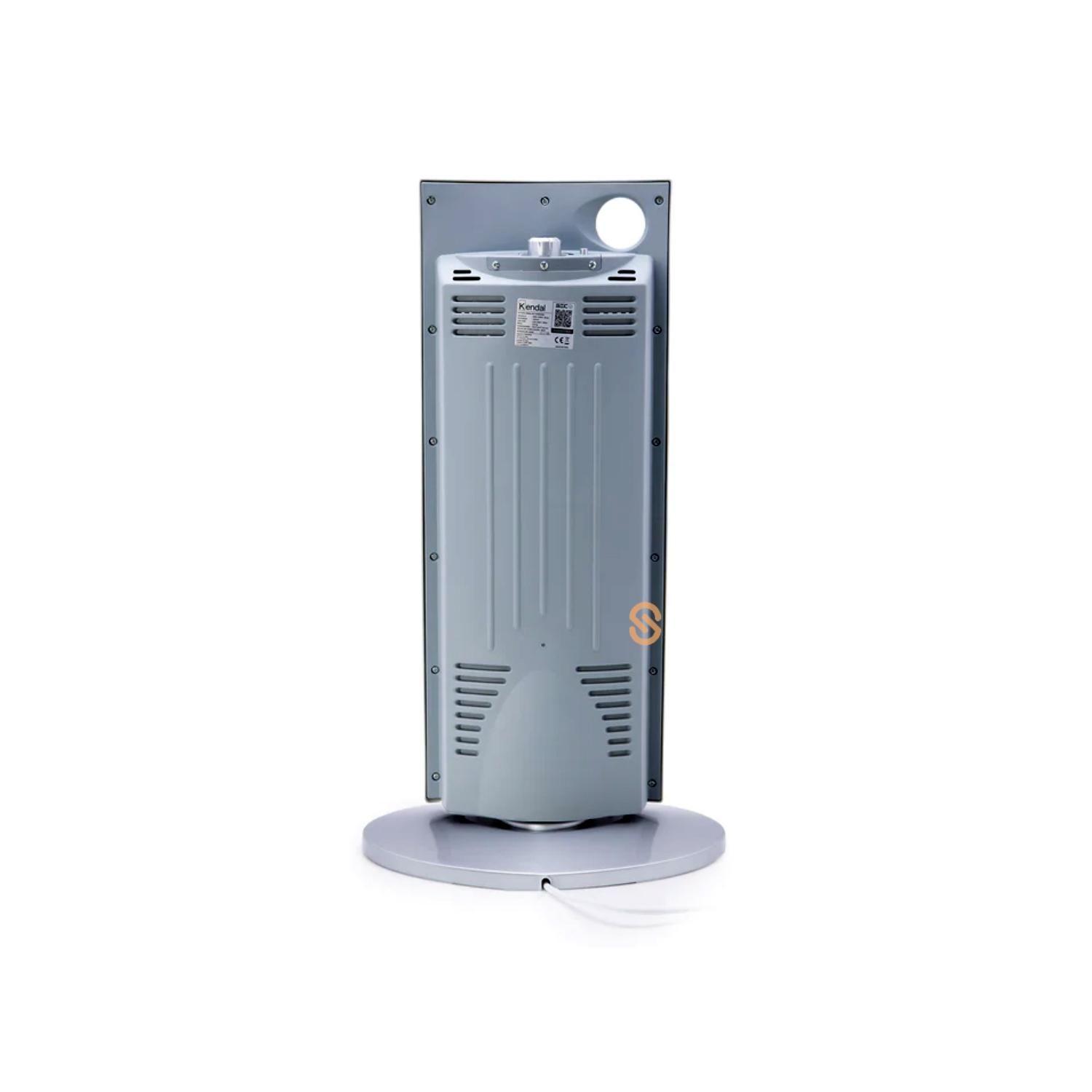 Estufa Eléctrica Fibra De Carbono Silver Kendal - Shopyclick-3
