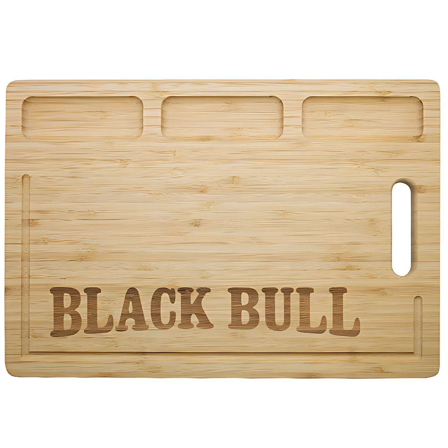 Tabla Bambú 38cm Black Bull Corte Preciso y Ecológico - SC-0