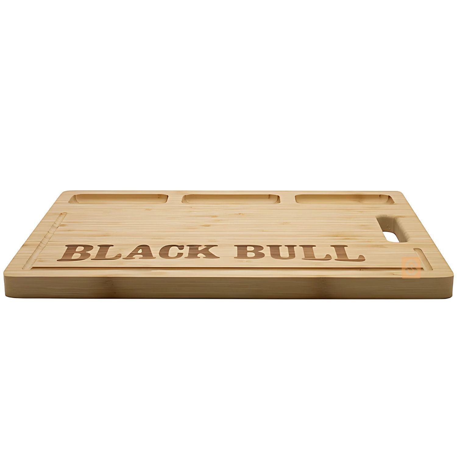 Tabla Bambú 38cm Black Bull Corte Preciso y Ecológico - SC-2