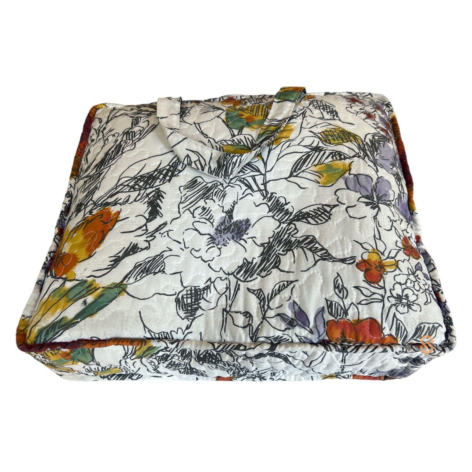 Quilt Estampado Diseño Floral Deluxe 1.5 Plazas - Shopyclick-1