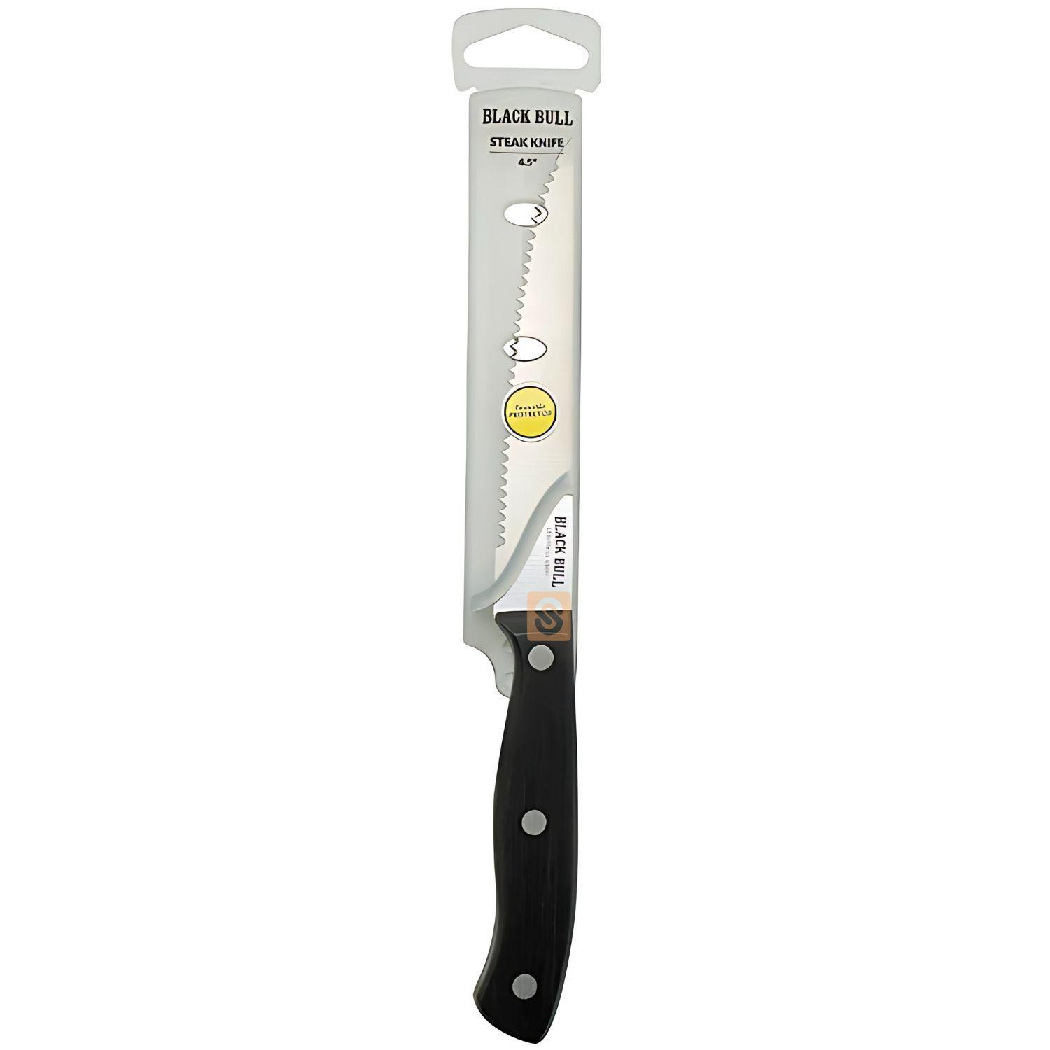 Set 4 Cuchillos Steak Black Bull Corte y Estilo Pro - SC-2