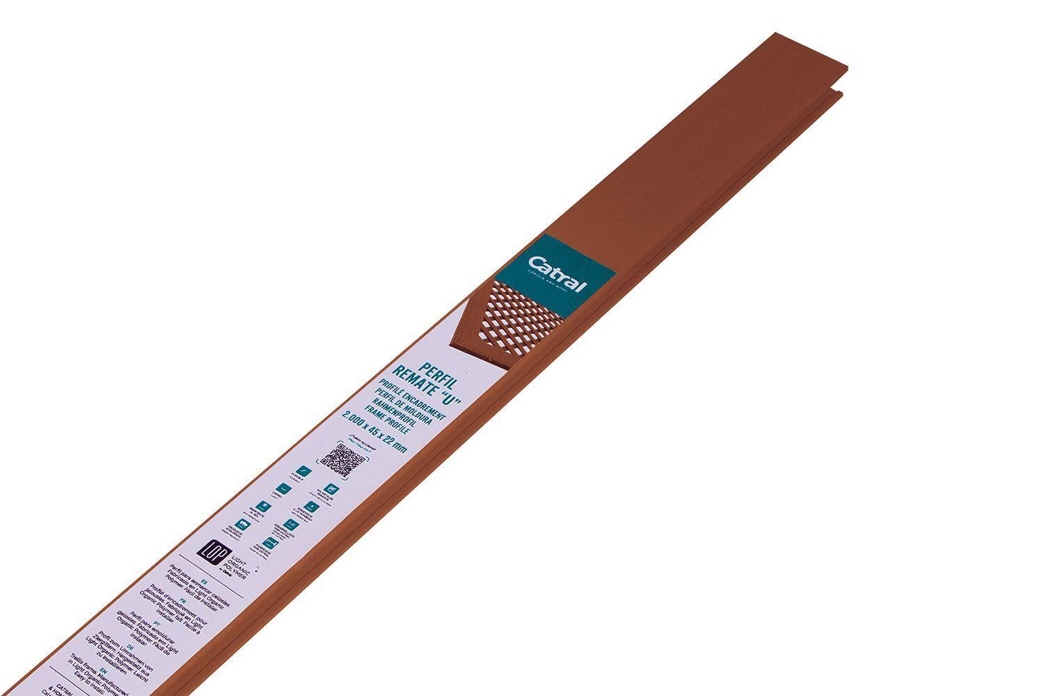 Perfil U Para Panel Decorativo Decory Lop 2MT-0