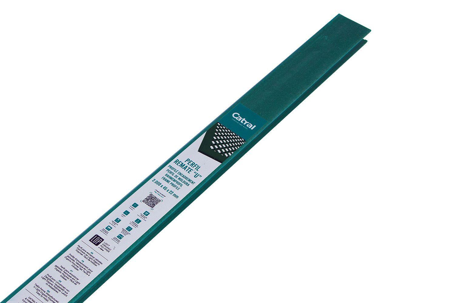 Perfil U Para Panel Decorativo Decory Lop 2MT-0