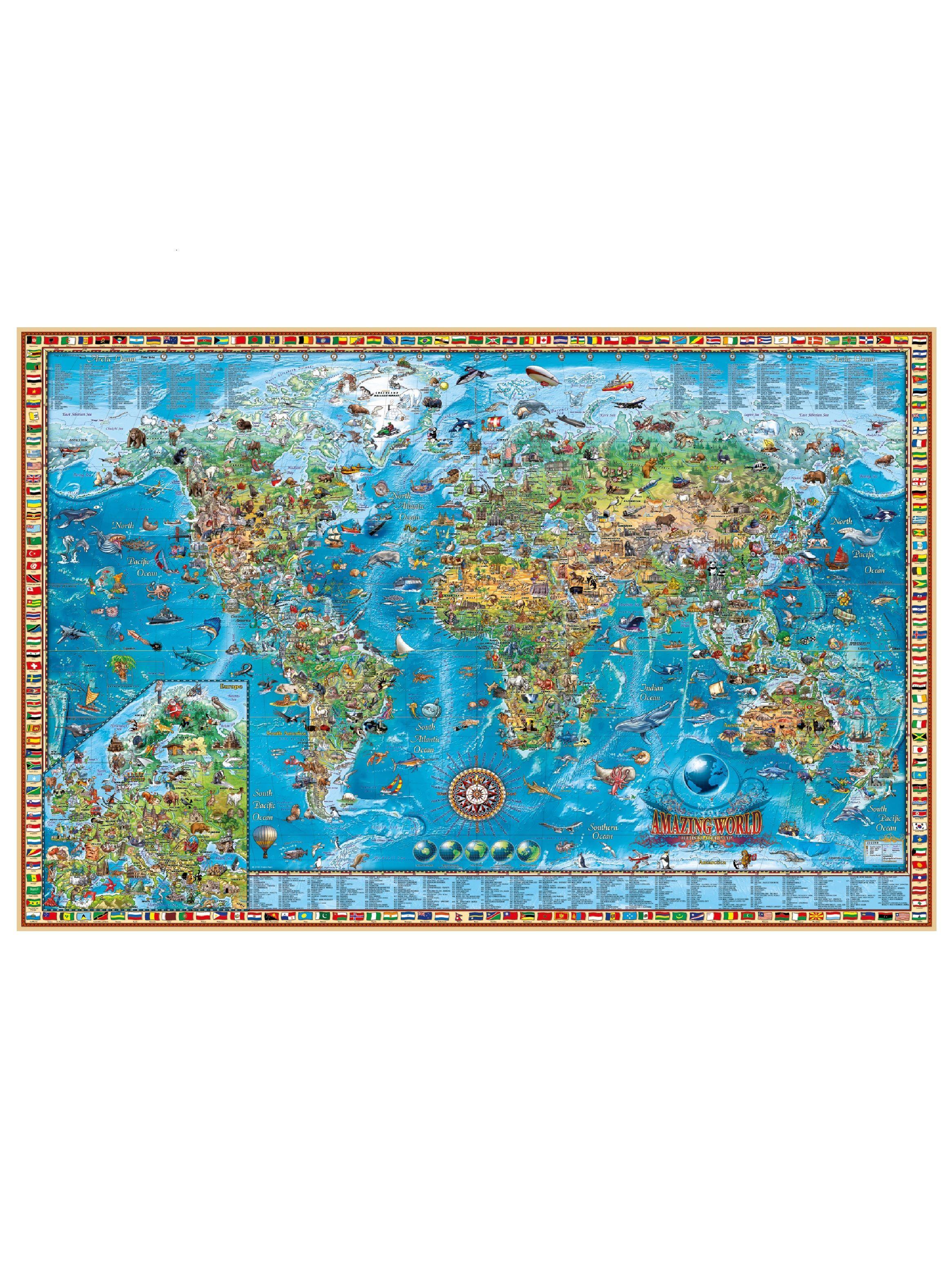 Heye Puzzle 2000 p. Amazing World Genial (06629846)-1