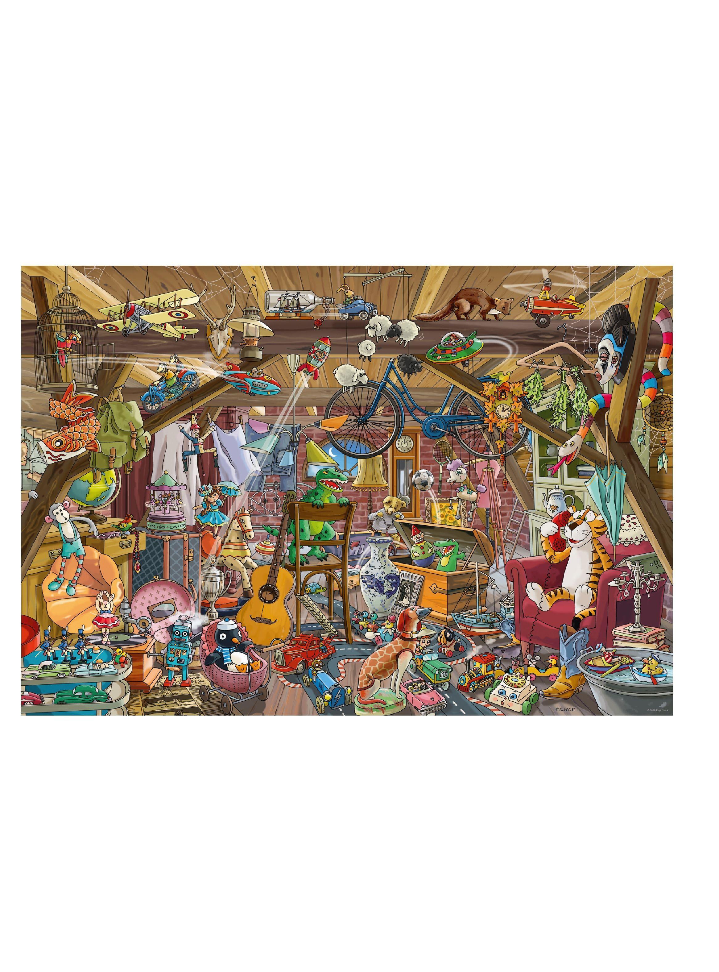 Puzzle de 1000 piezas In The Attic.-1