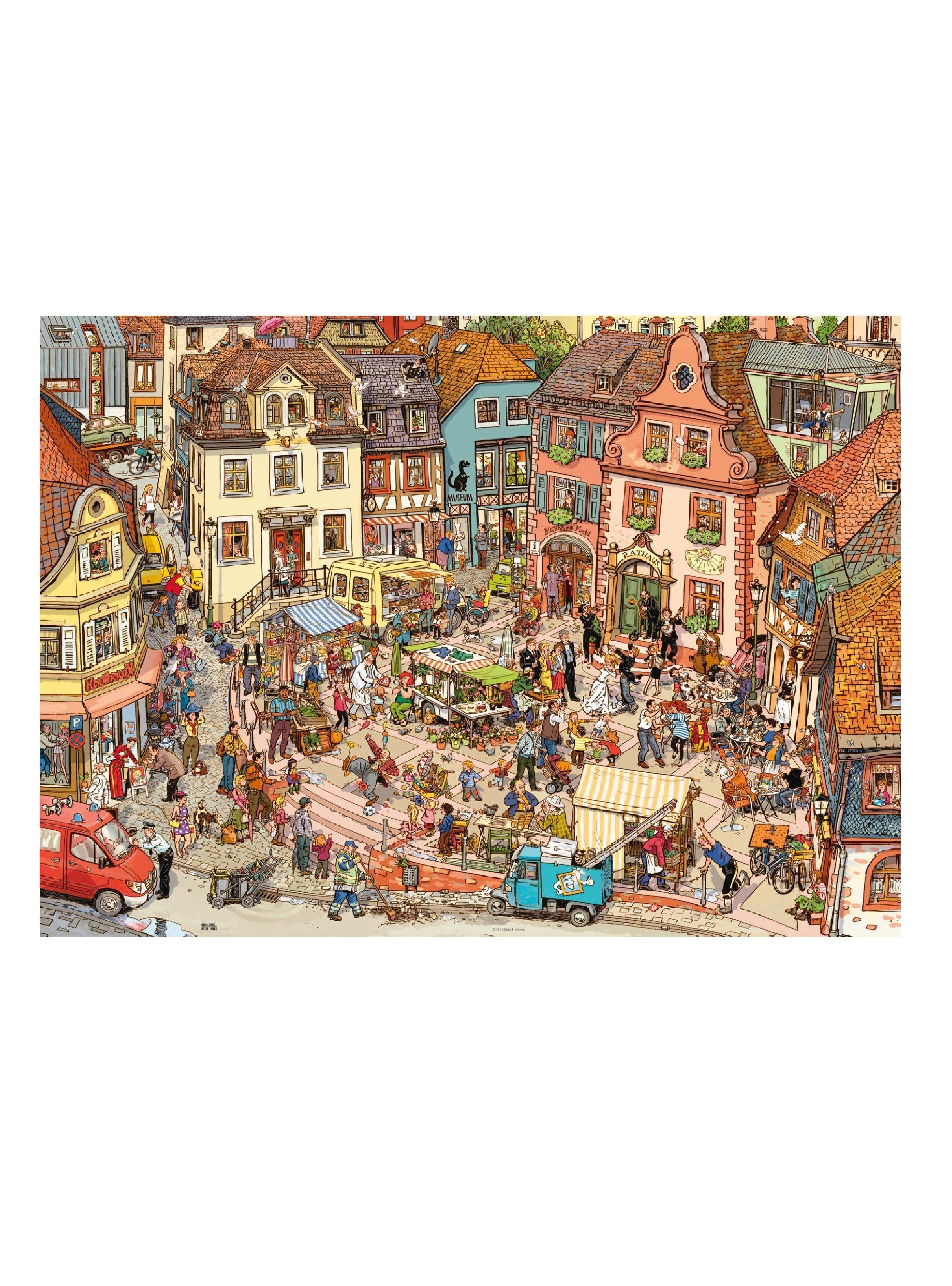 Heye Puzzle de 1000 piezas Market Place. (06429884)-1