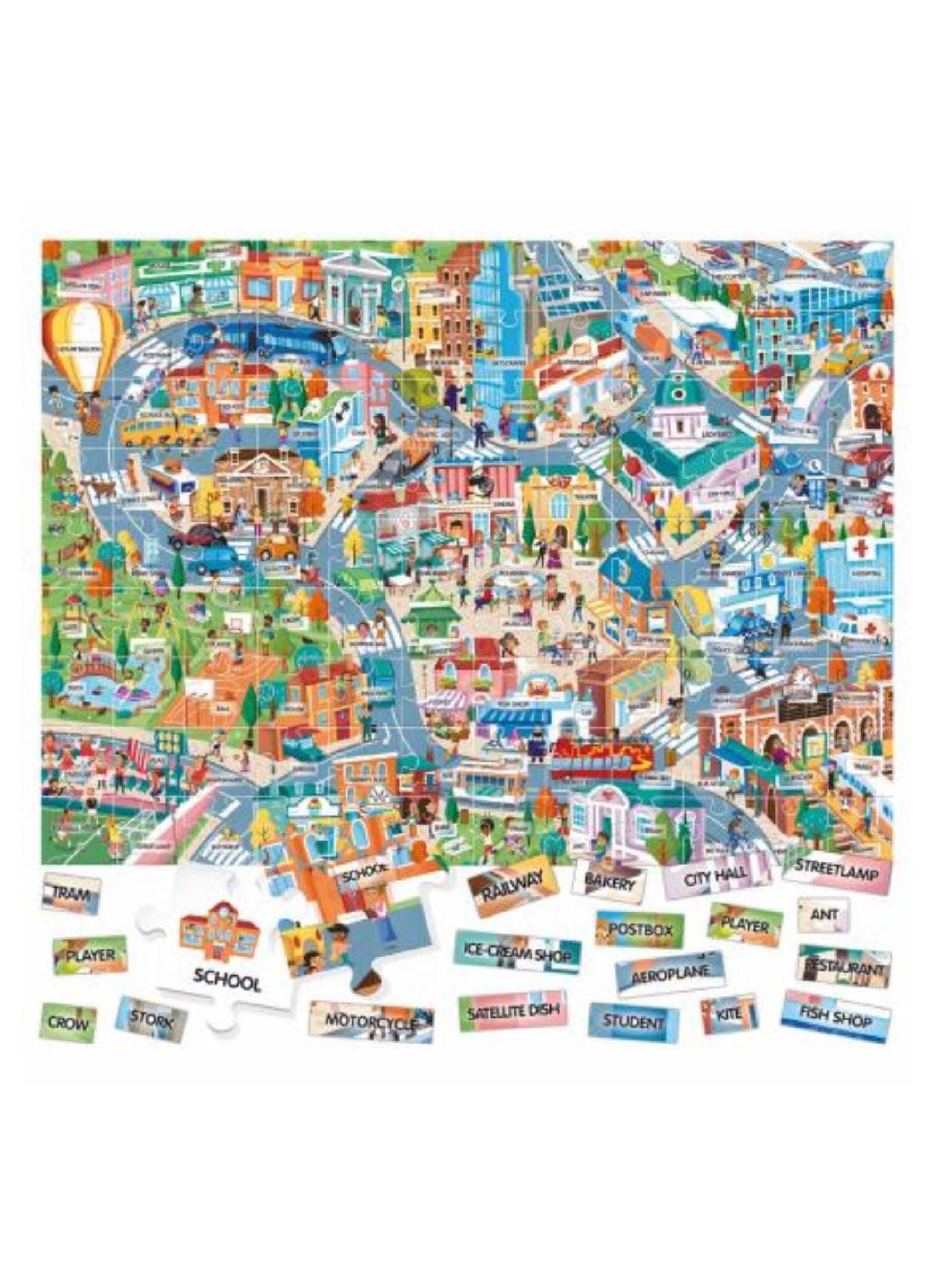Headu Inglés Fácil Ciudad 100 palabras Genial (C2442100)-1