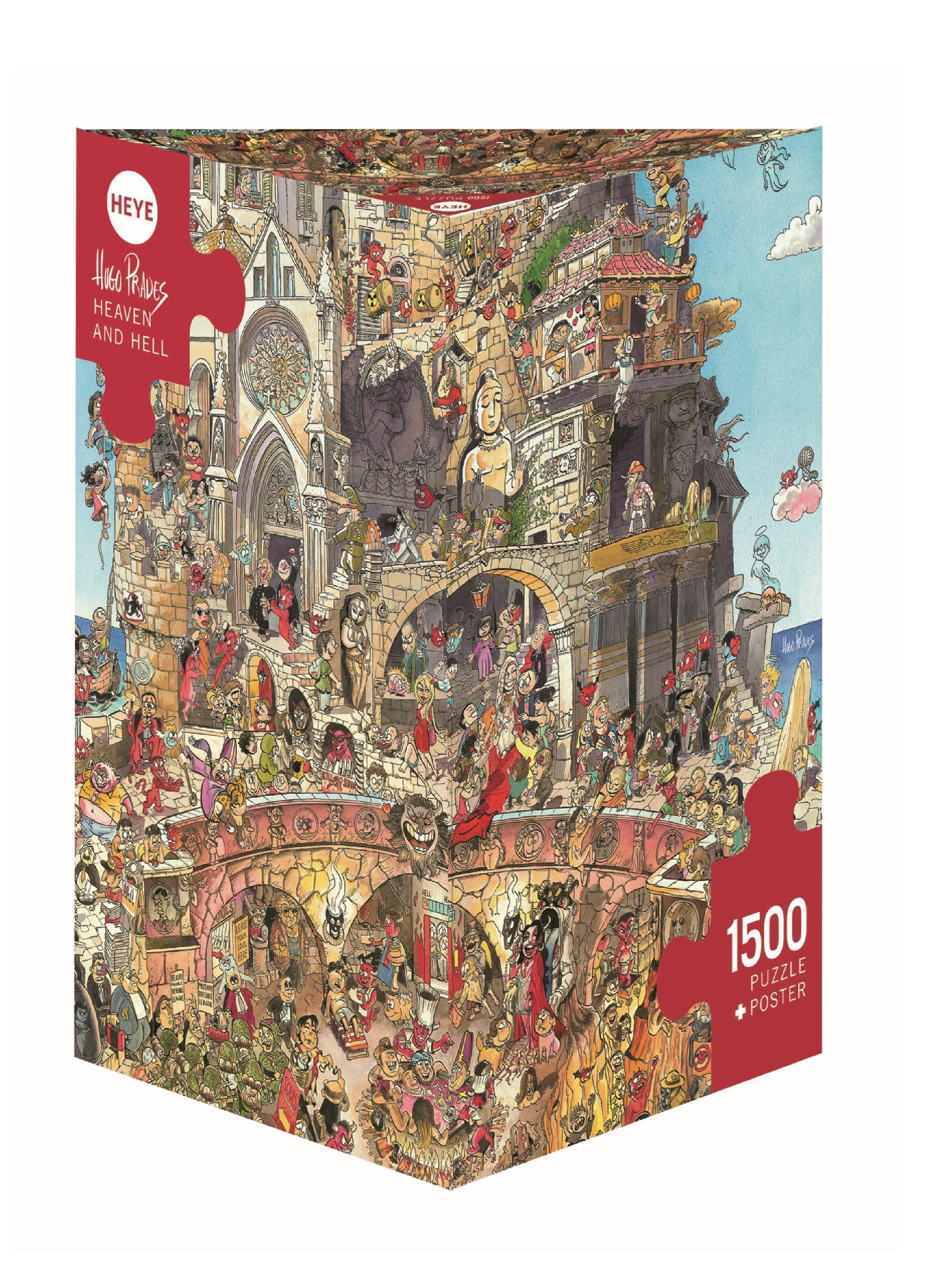 Heye Puzzle 1500 p. Prades Heaven and Hell Genial (06529118)-0