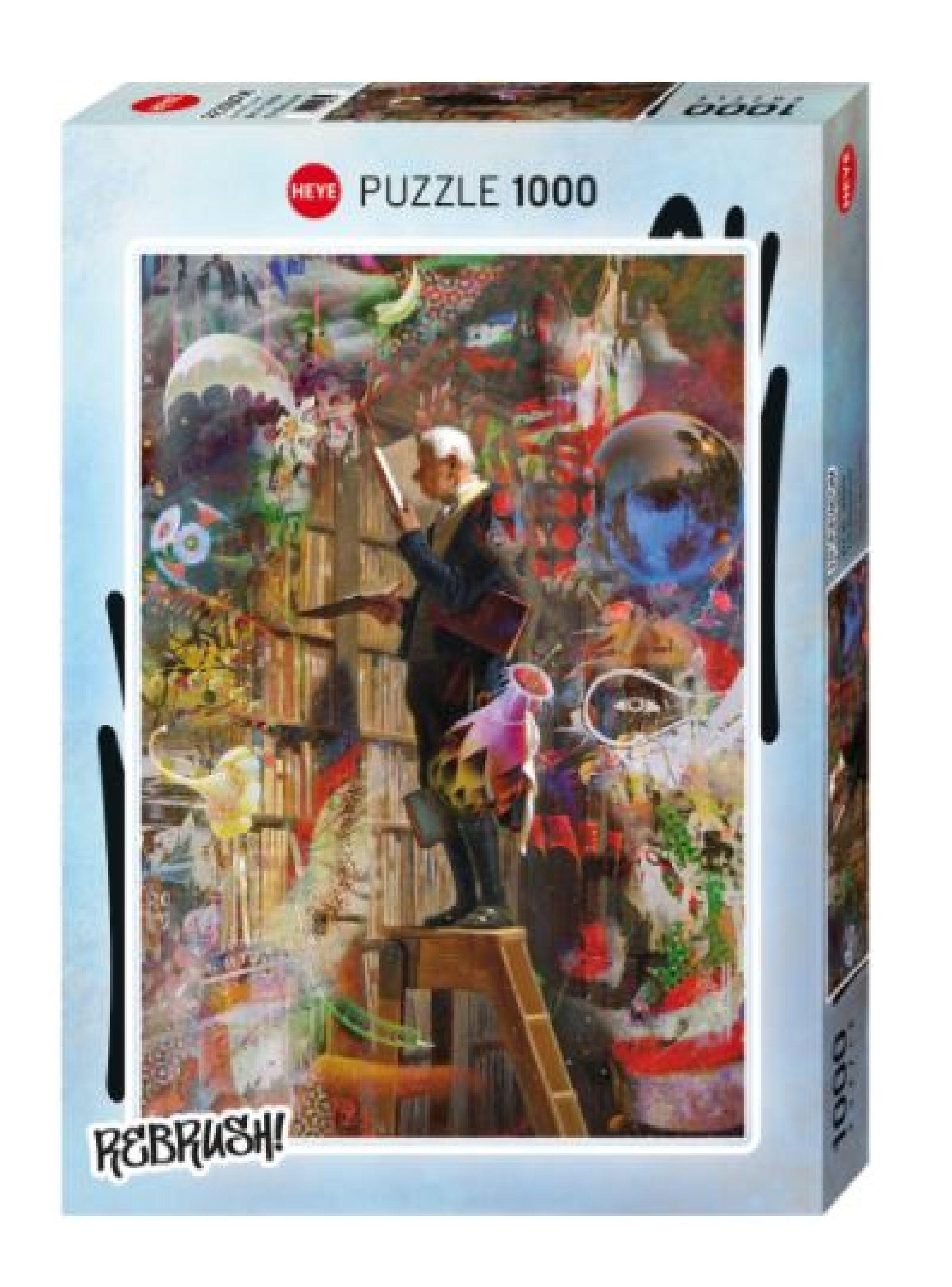 Heye Puzzle 1000 p. The Bookworm Genial (06430054)-0