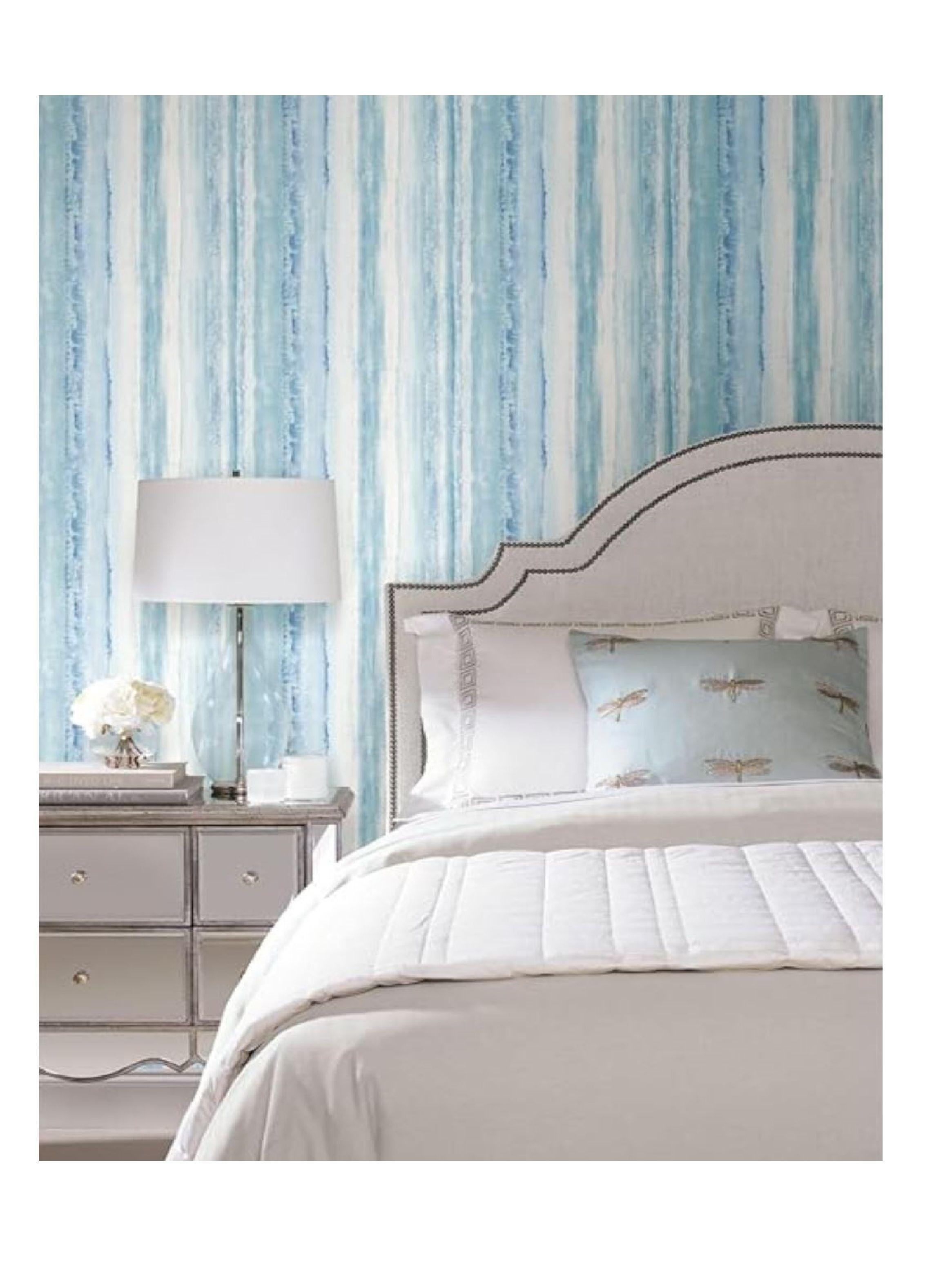 PVC Autoadhesivo BLUE WATERCOLOR STRIPE (RMK9061WP)-2