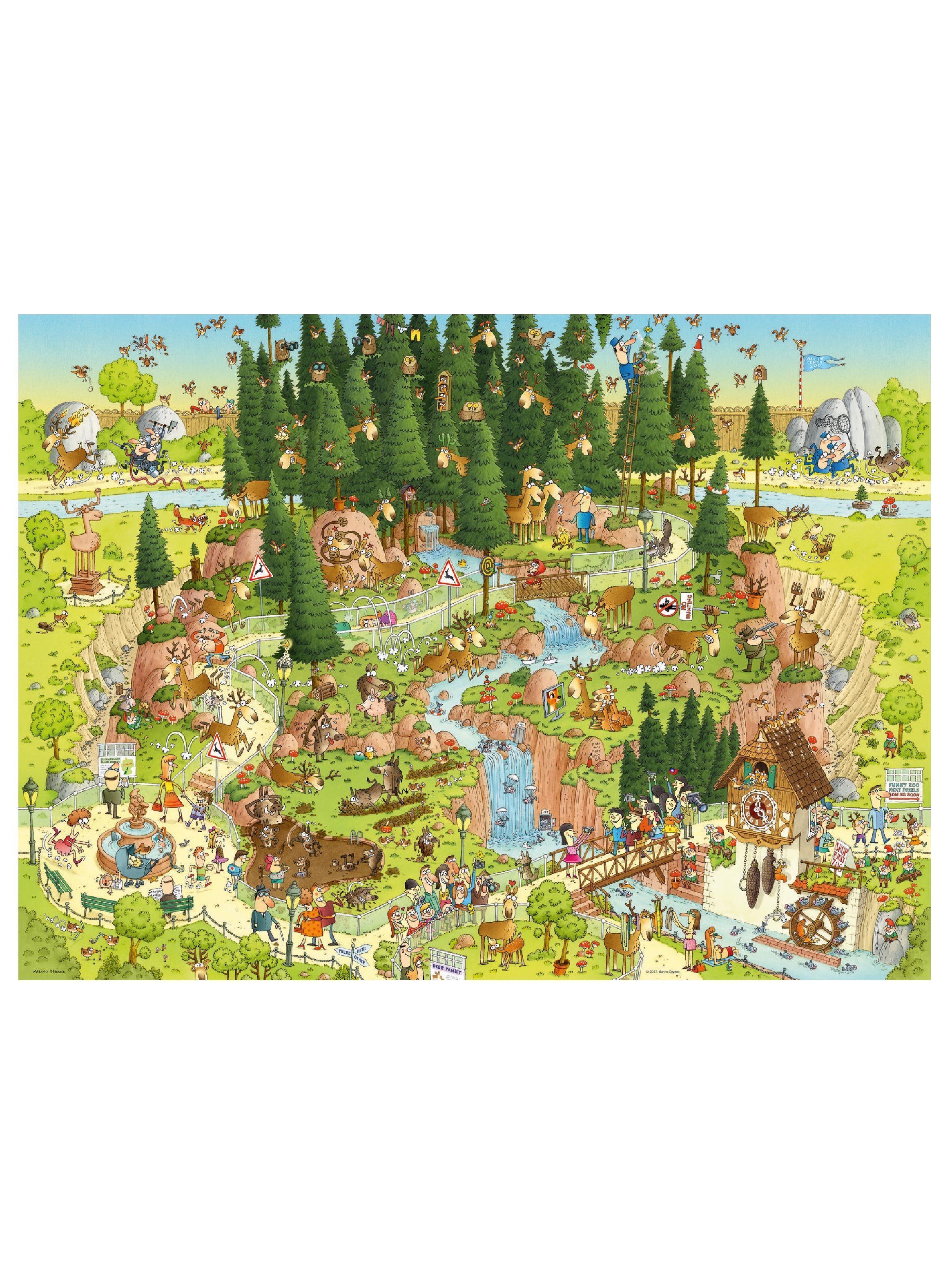 Heye Puzzle 1000 p. Black Forest Habitat Genial (06429638)-1